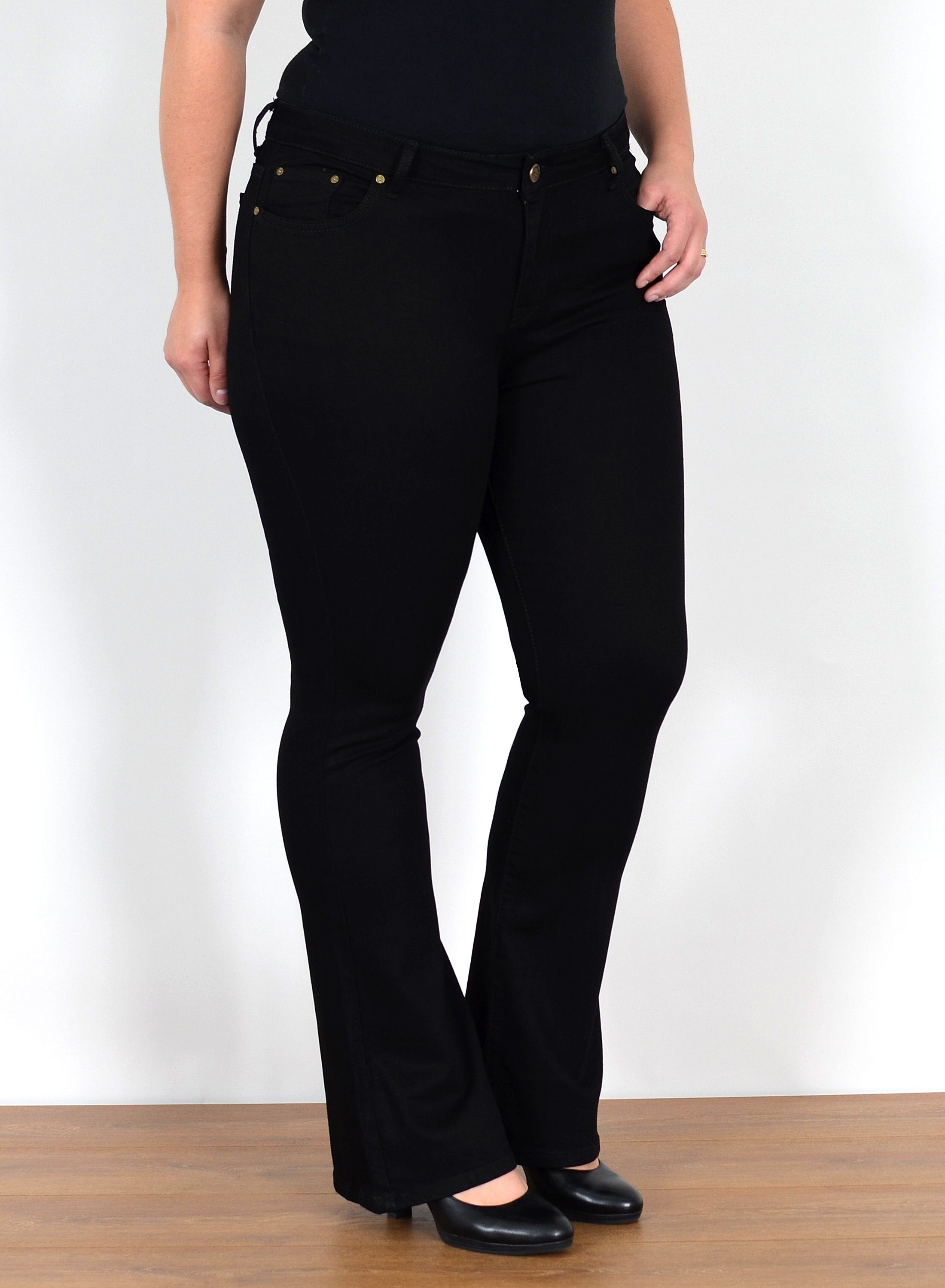 ESRA Bootcut-Jeans Bootcut Jeans Damen High günstig online kaufen