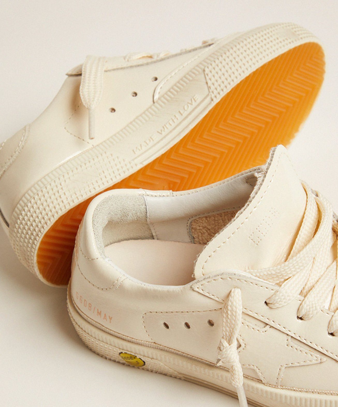 GOLDEN GOOSE Kids Unisex May Leather Low-Top Star Schuhe Sneaker