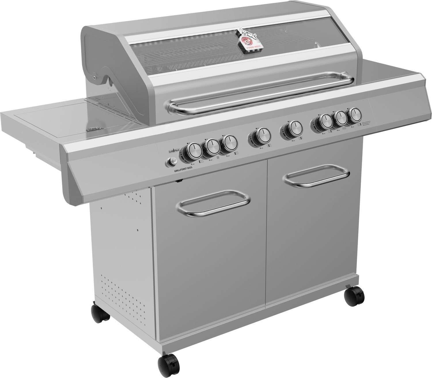 Grillfürst Gasgrill Grillfürst G621G 6-Brenner Edelstahl-Gasgrill - 1. FC Köln