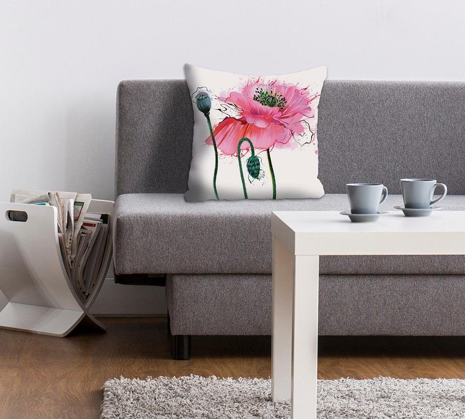 queence Dekokissen Blume, Kissenhülle ohne Füllung, günstig online kaufen
