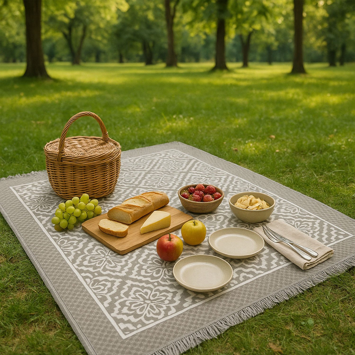 Jungengel Teppich Kilim Outdoor Teppich Sand günstig online kaufen