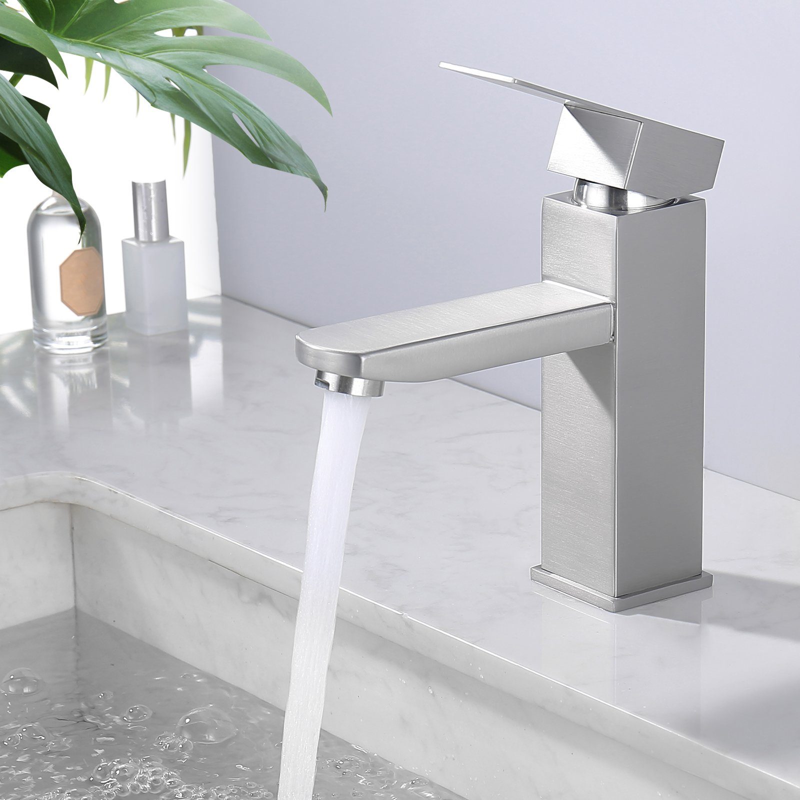 HOMELODY Waschtischarmatur waschbecken Wasserhahn Bad Badarmatur günstig online kaufen