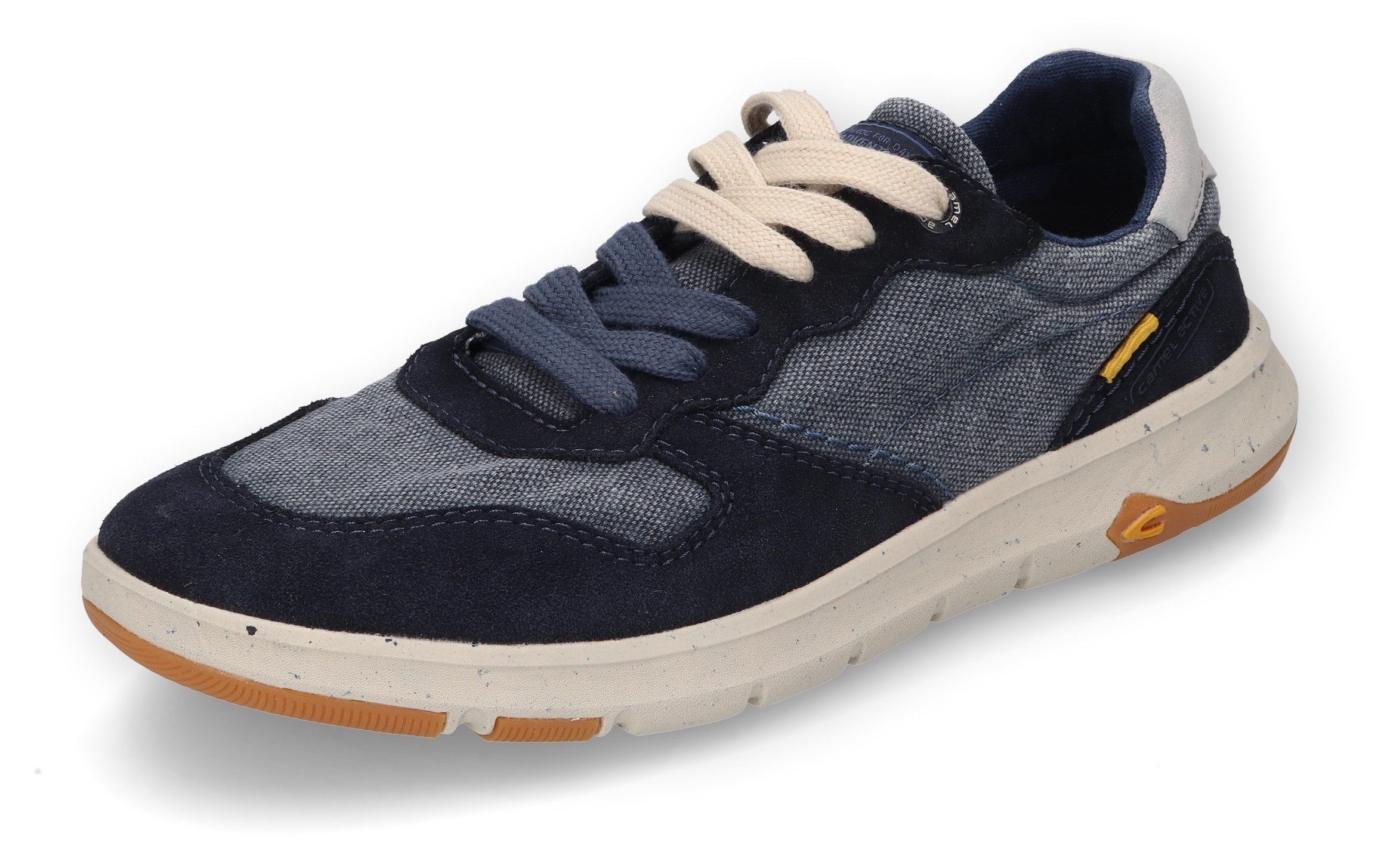 camel active Sneaker, Schnürschuh, Freizeitschuh, Chunky Sneaker mit Jeansoptik