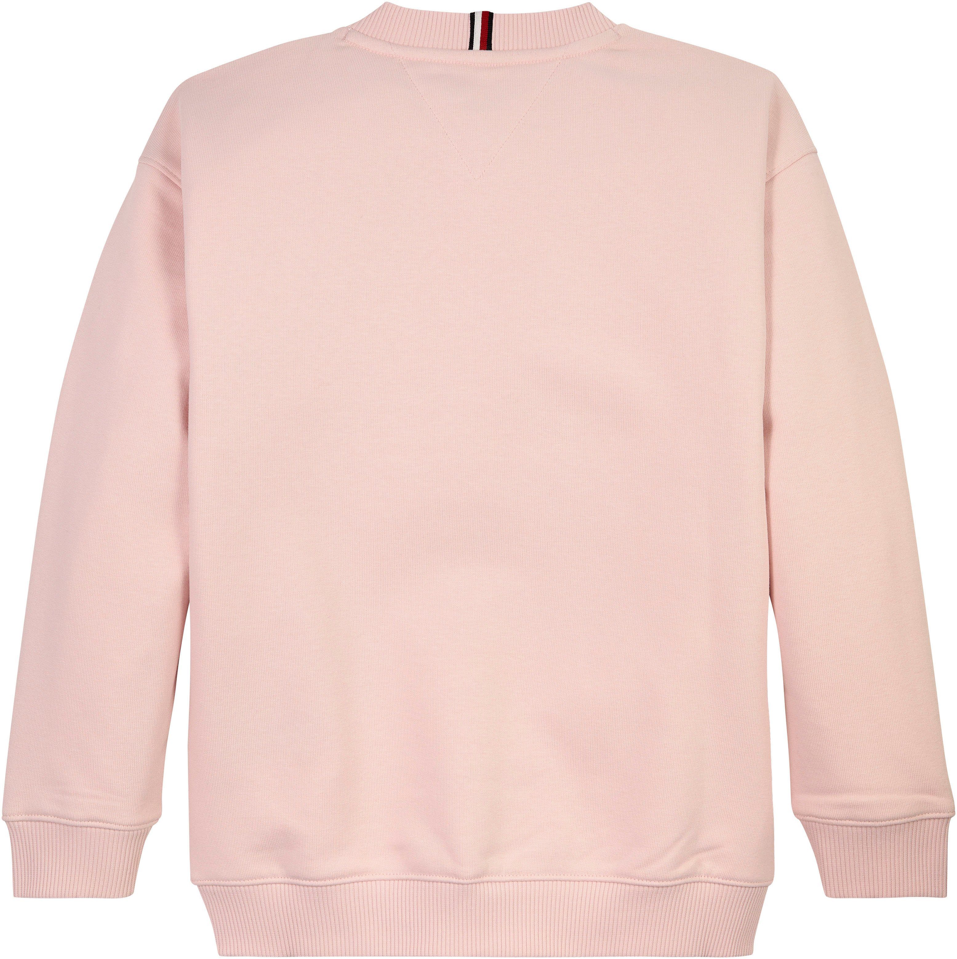 Tommy Hilfiger Pink SWEATSHIRT Unifarbe in U TIMELESS Sweatshirt Whimsy