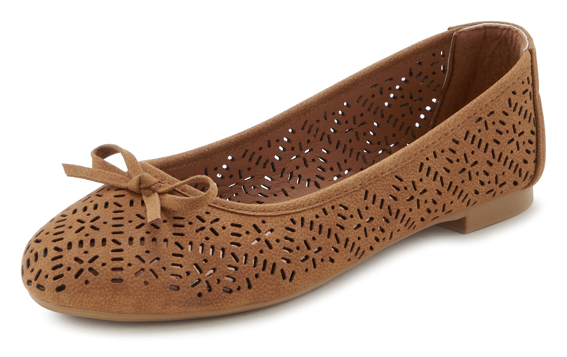 LASCANA Ballerina Freizeitschuh, Slipper, Halbschuh mit günstig online kaufen