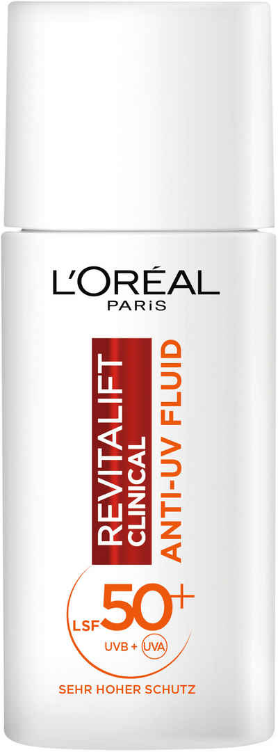 L'ORÉAL PARIS Sonnenschutzfluid L'Oréal Paris Feuchtigkeitspflege mit LSF, mit Lichtschutzfaktor