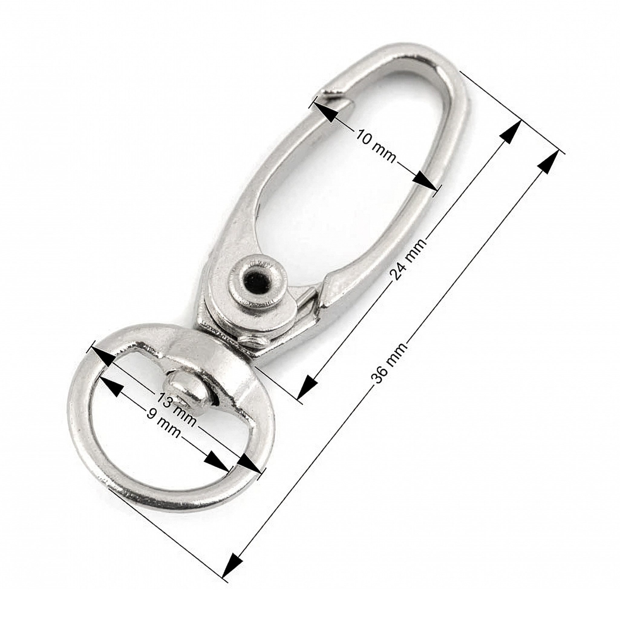 maDDma Karabiner 5 Bolzen-Karabiner Karabinerhaken Größen Farbwahl Gurtband Hundeleinen, (Paket, 5 St)