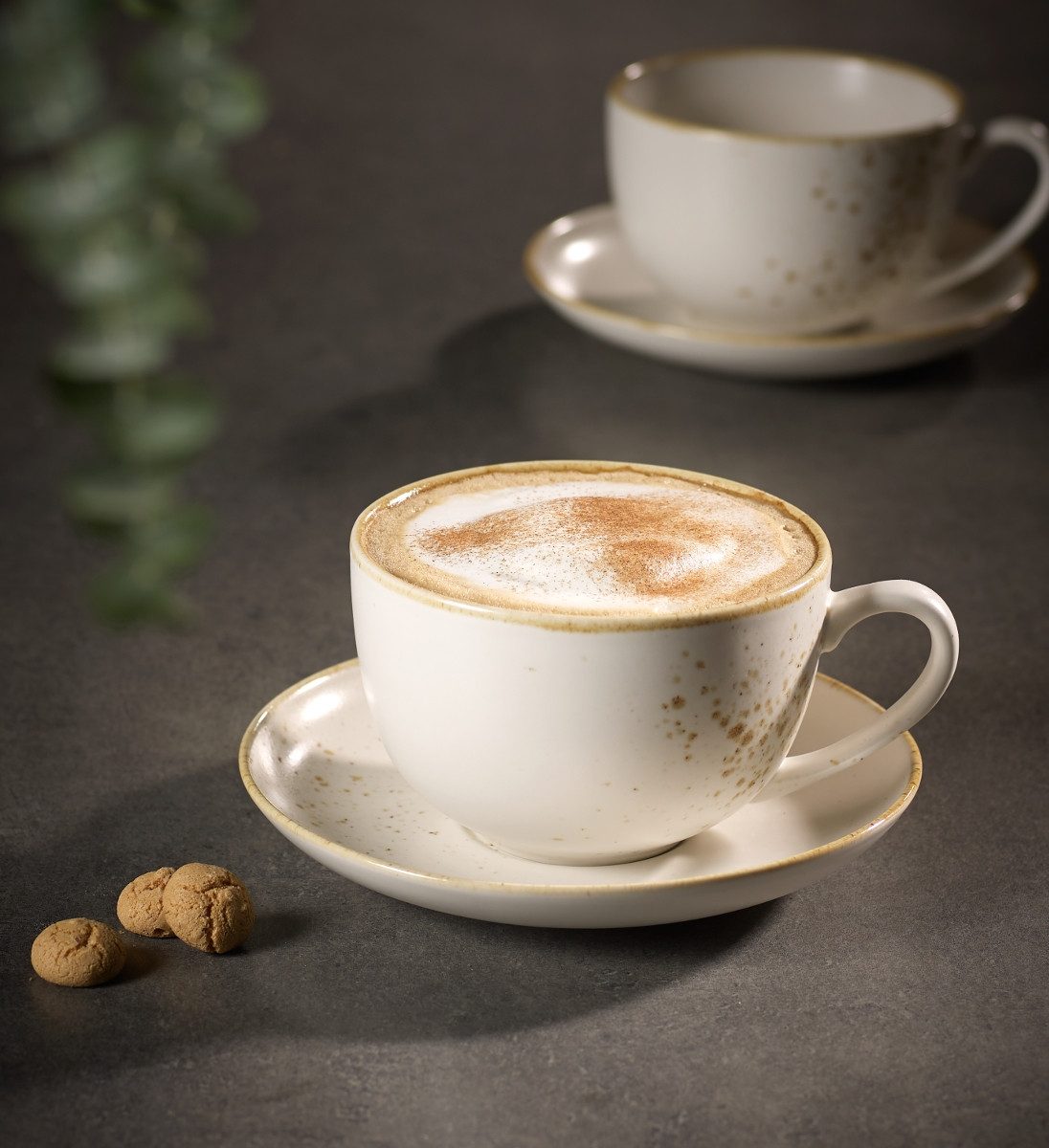 vivo Villeroy & Boch Group Untertasse Stone Ware White Milchkaffeeuntere