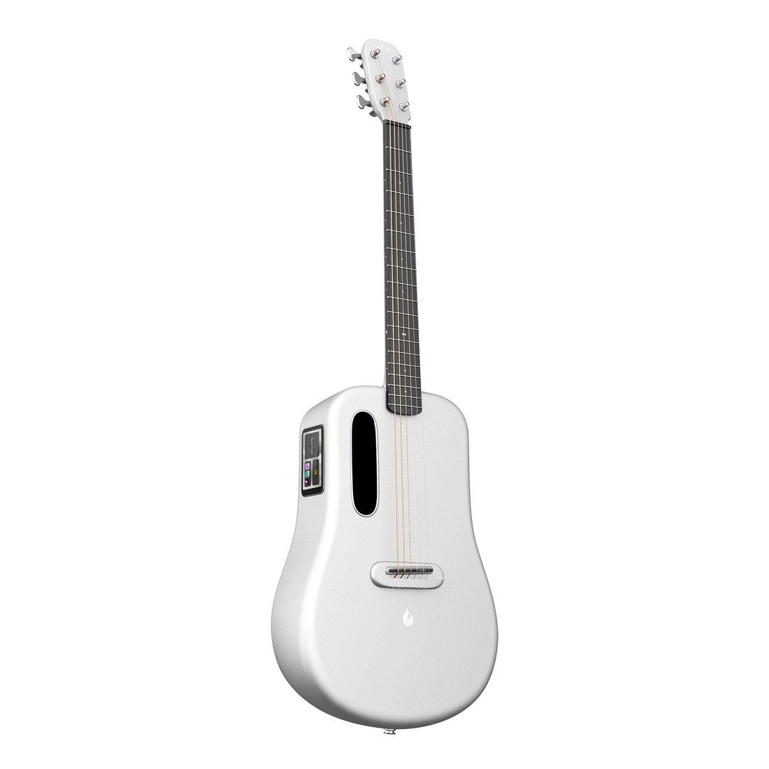 Lava Music E-Gitarre Lava Music Me 3 Gitarre 36 Zoll mit Spacebag Weiss