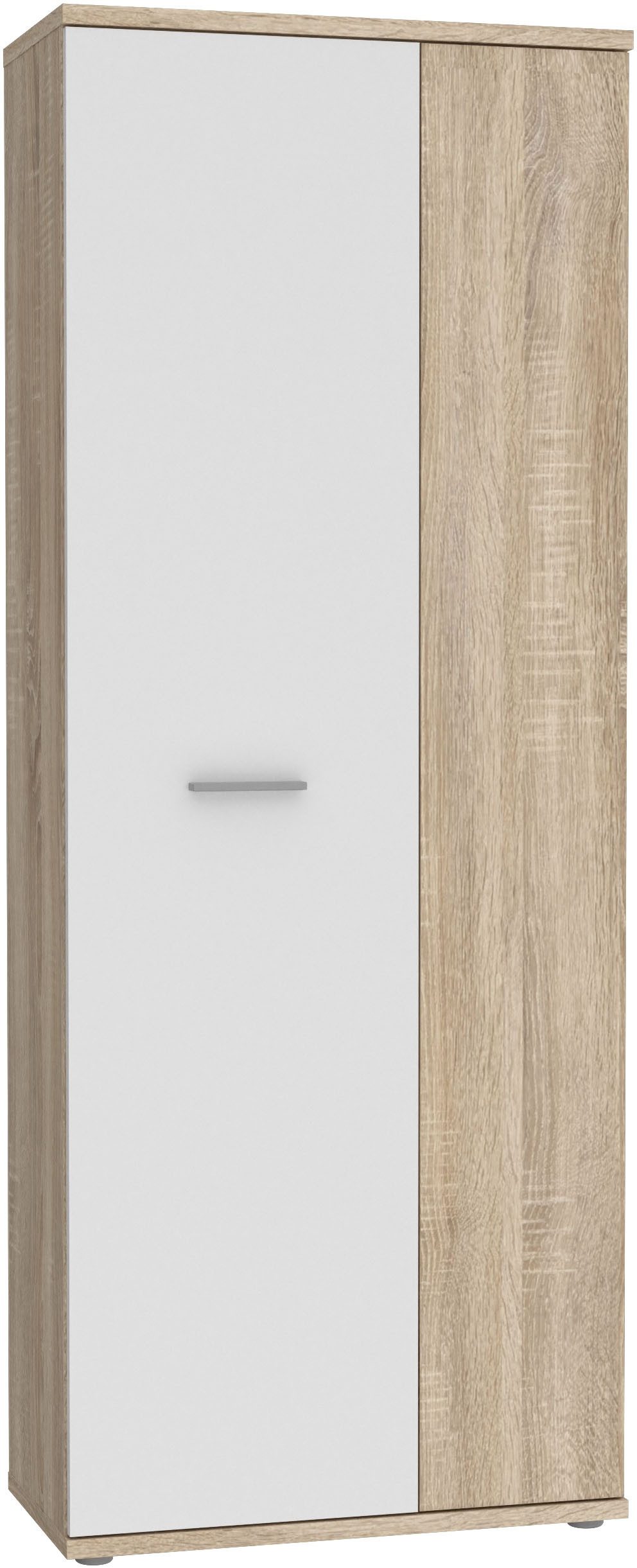 FORTE Mehrzweckschrank Platzsparend und kompakt, Stauraum B/H/T 68,9/179,1/34,8 cm