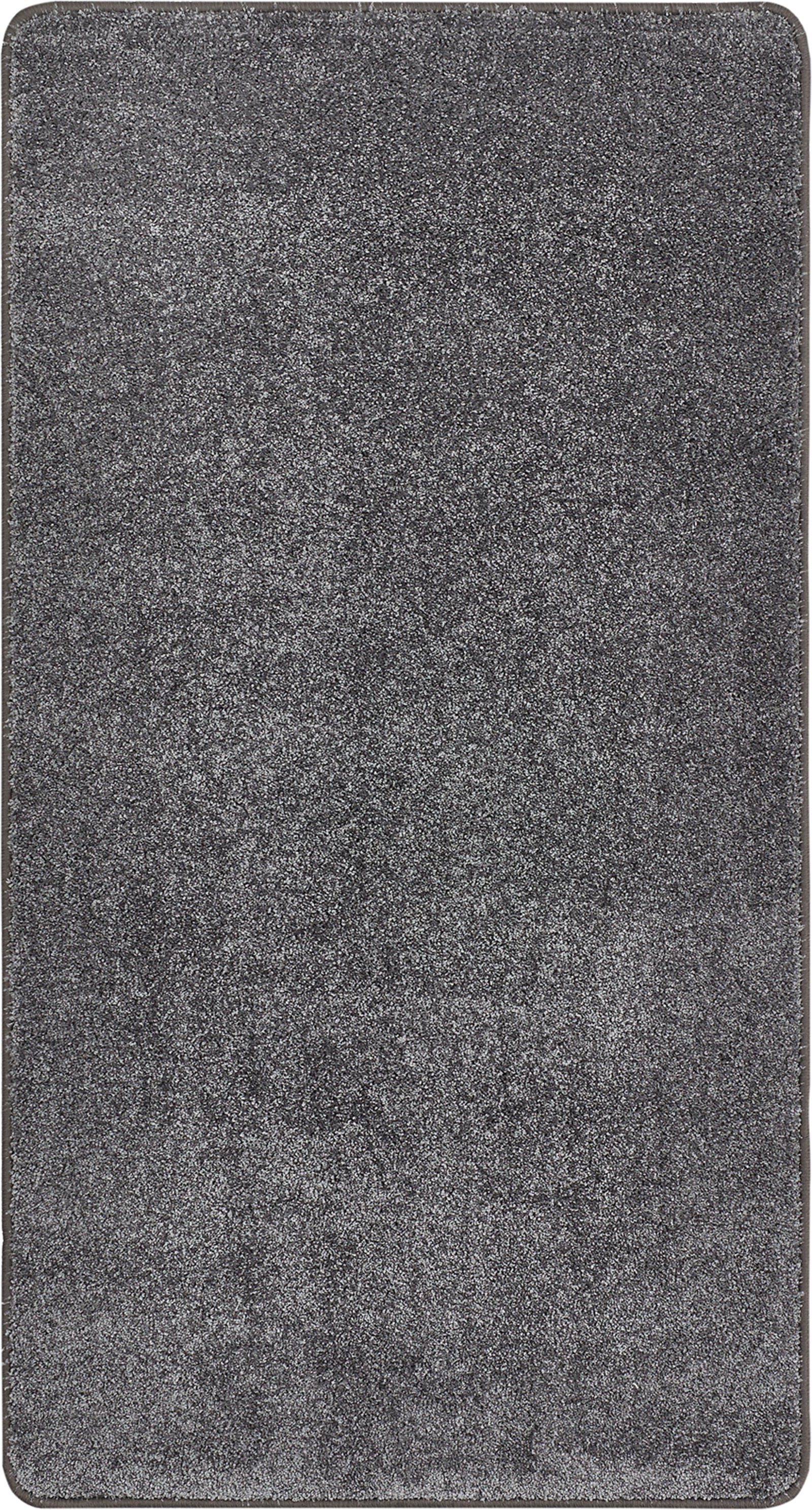 Teppich Kurzflor, Andiamo, rechteckig, pflegeleicht, strapazierfähig, umkettelt Grau