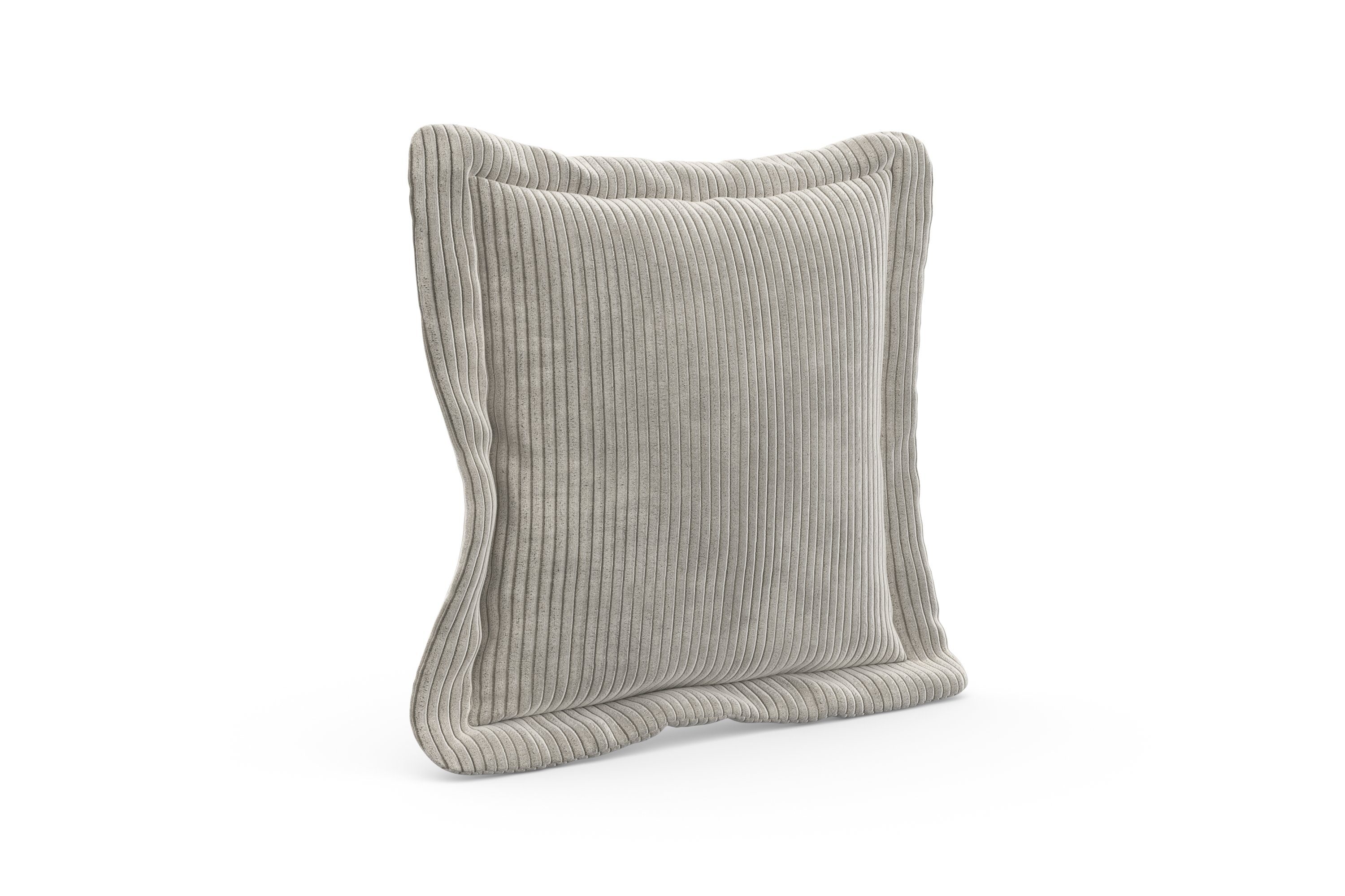 TRENDMANUFAKTUR Sofakissen Bourbon, (1 St), modernes Flatkissen 70x70 cm, in trendigem Cord erhältlich, universal