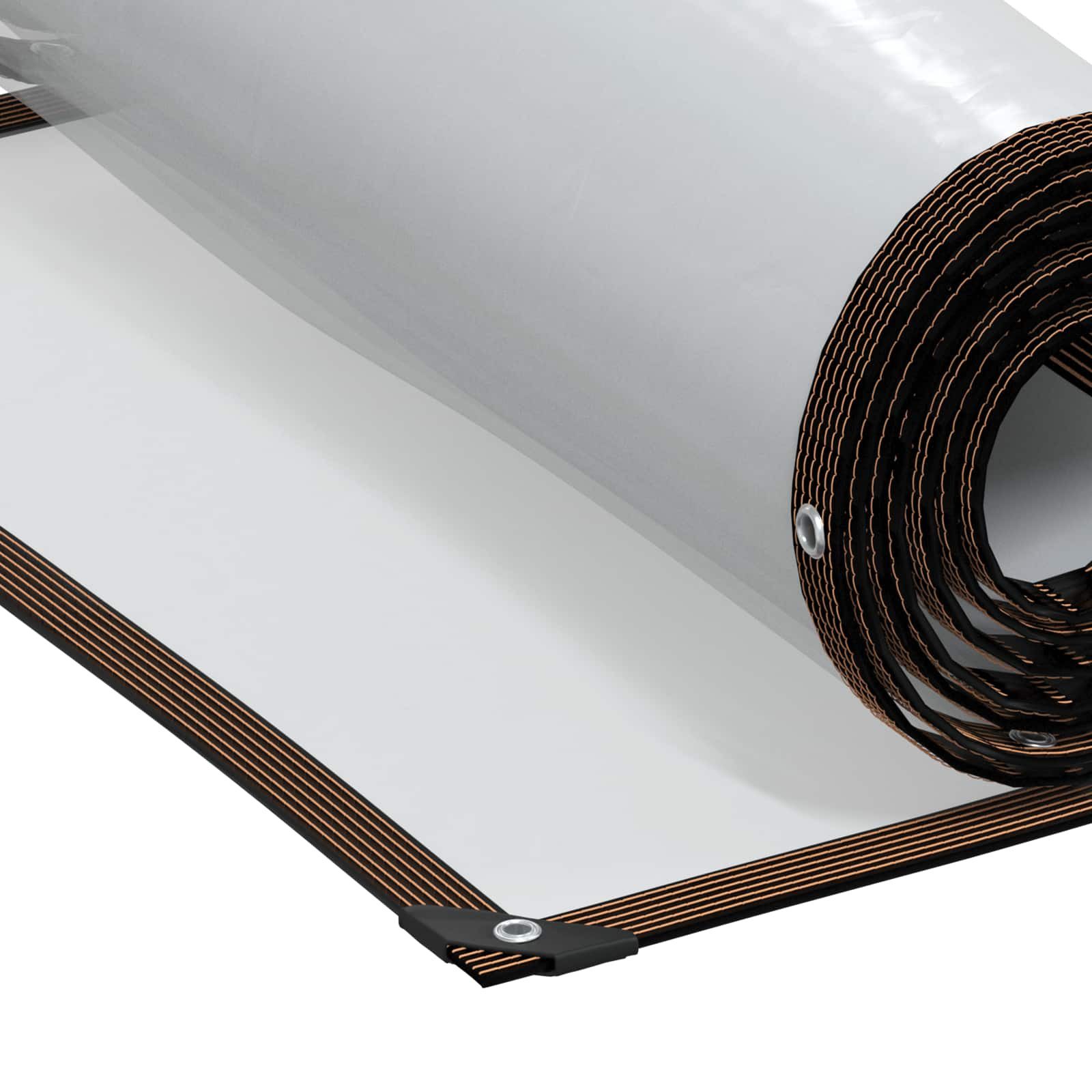 vidaXL Schutzplane 2,5 x 1 m Planen Transparent 2,5x1 m Polyethylen Kunststoff wasserdich