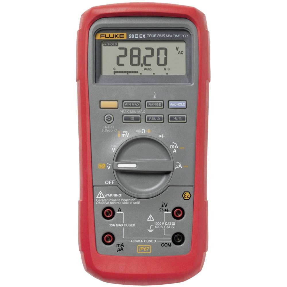 Fluke Multimeter Digital-Multimeter, Wasserdicht (IP67), Ex-geschützt