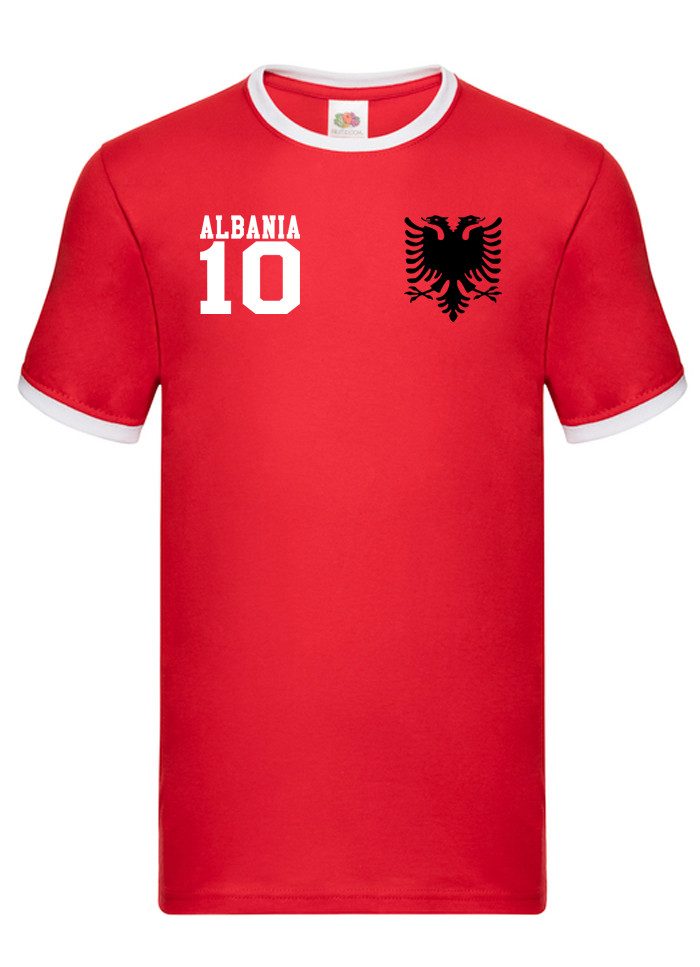 T-Shirt Herren Albanien Albania Sport Trikot Fußball Meister EM Euro