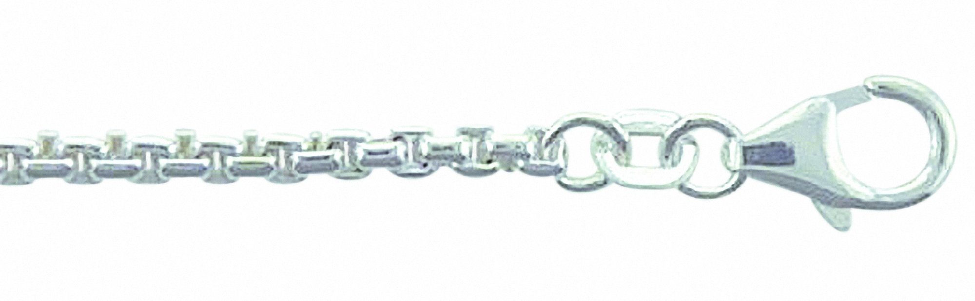 Silberarmband Damen 925 Silber Armband 19 cm Ø 2,7 mm