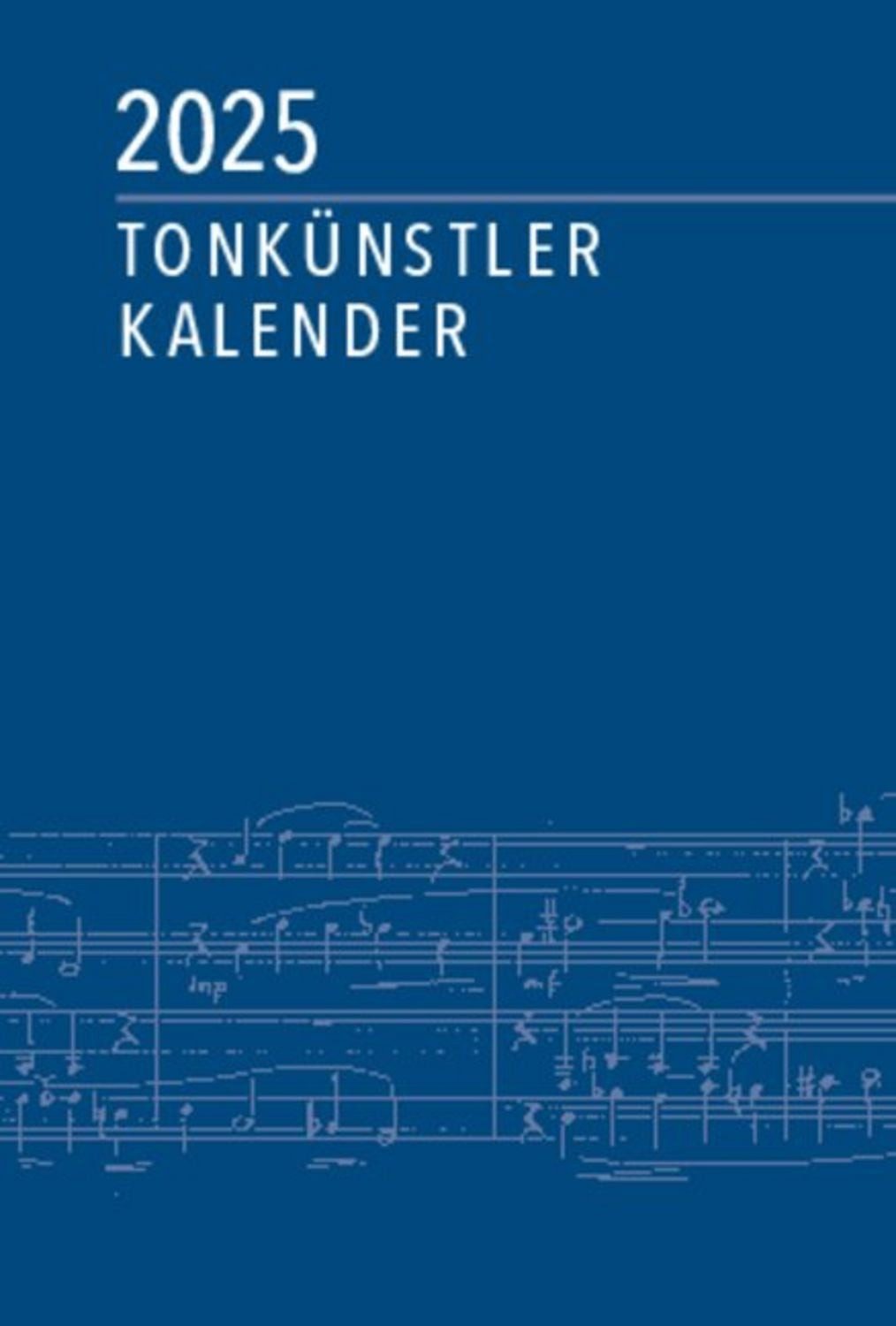 Schülerkalender Tonkünstler-Kalender 2025