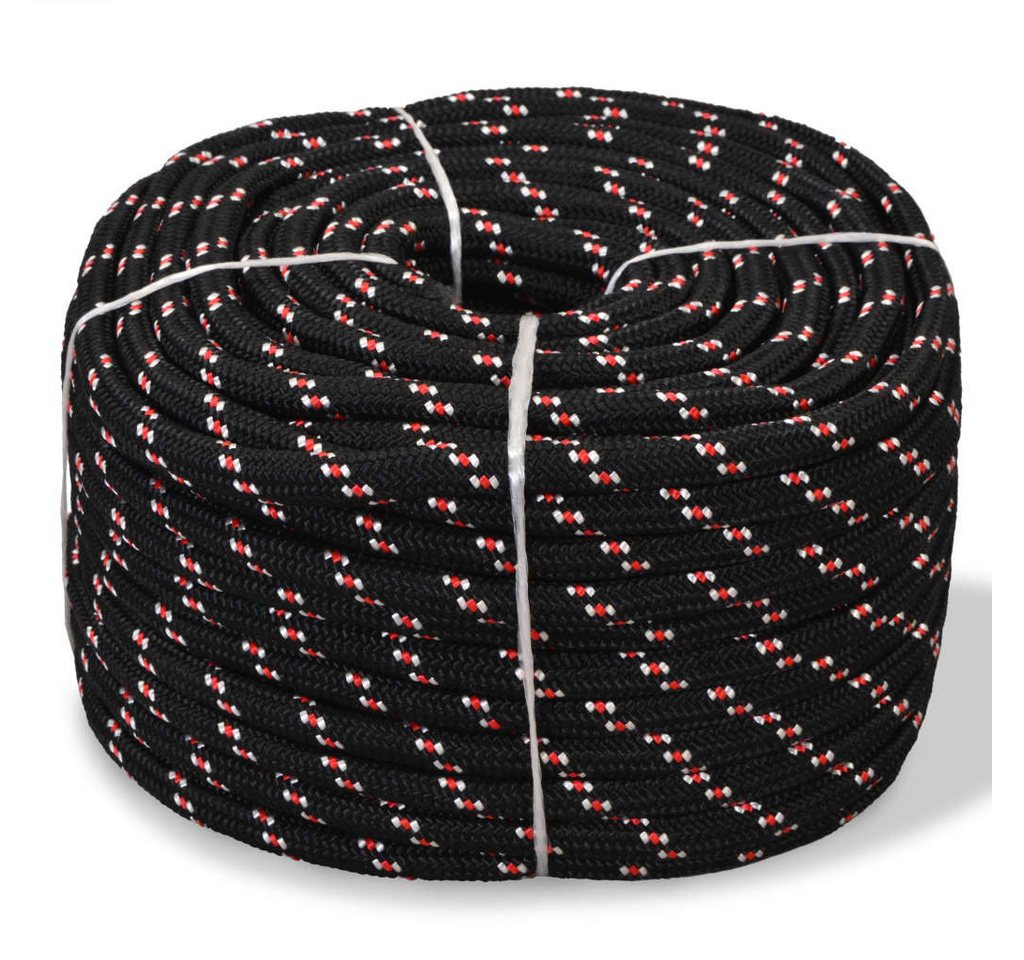 Thumbnail - vidaXL Seil, Bootsseil Polypropylen 14 mm 50 m Schwarz