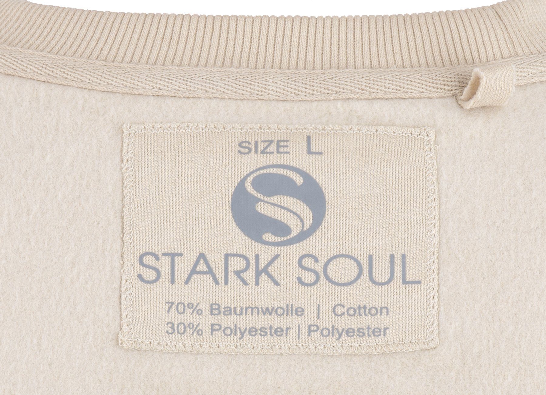 Stark Soul® Sweatshirt Herren Sweatshirt Rundhals-Sweater - Pullover, Innen angeraut – Bild 3 von 5