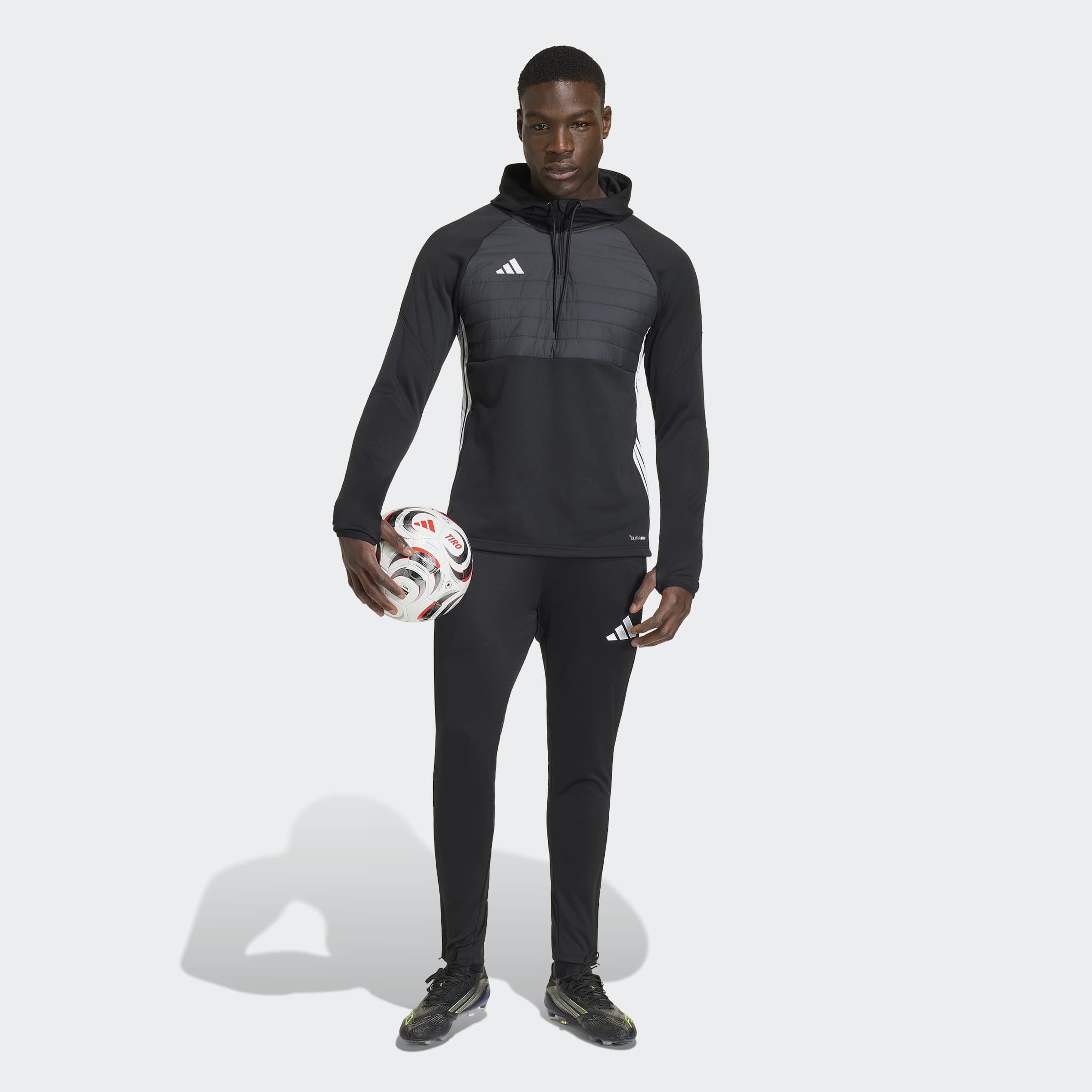 adidas Performance Kapuzensweatshirt TIRO 26 ESSENTIALS WINTERIZED TRAININGSOBERTEIL mit Kapuze, aus Polyester – Bild 5 von 5
