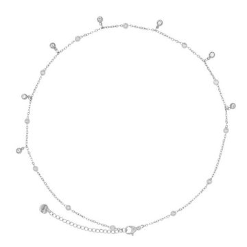 Heideman Collier Jade silberfarben (inkl. Geschenkverpackung), Halskette mit Steinen