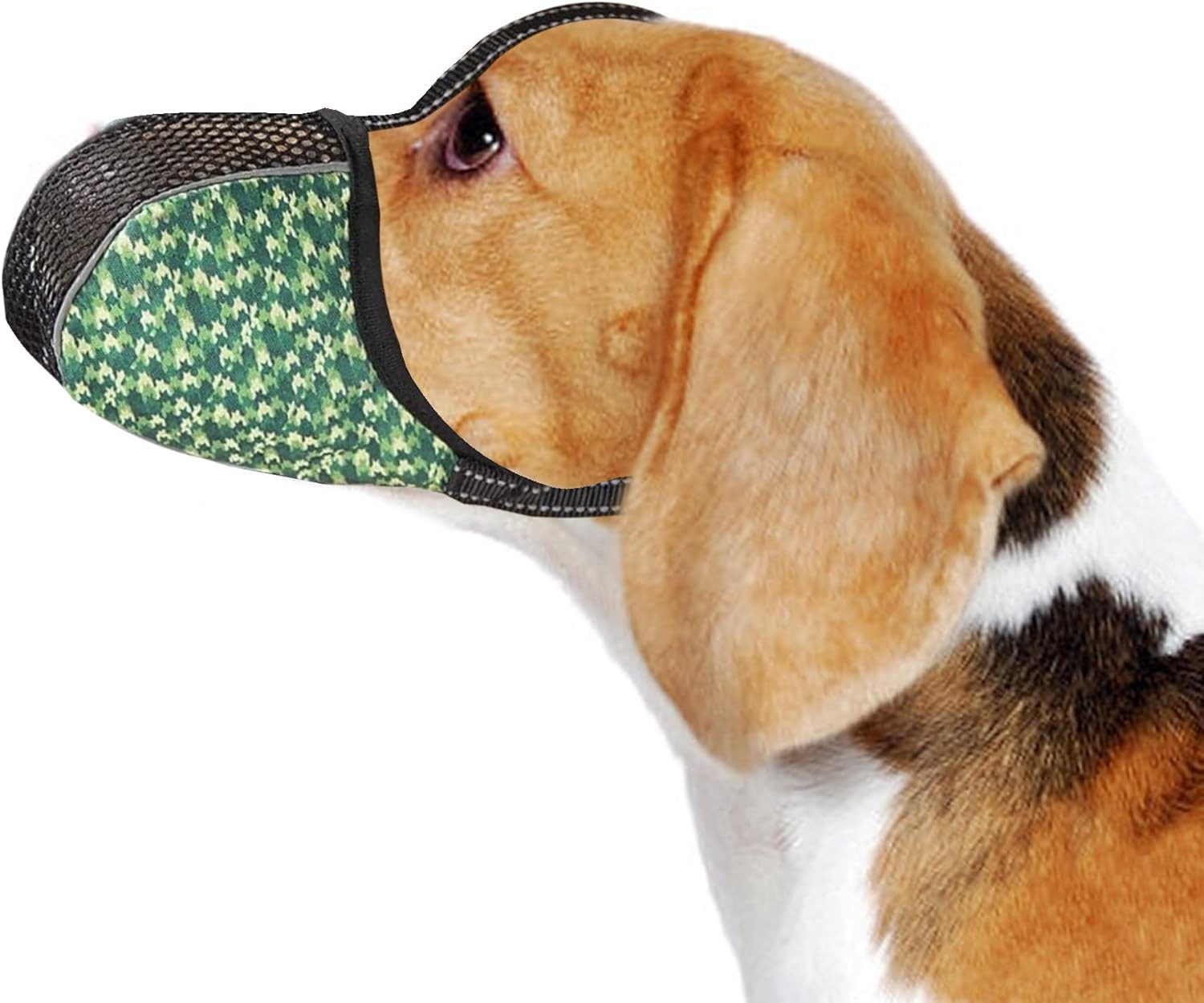 Ledander Maulkorb für Hunde, weiches Air-Mesh-Maulkörbe,verstellbar