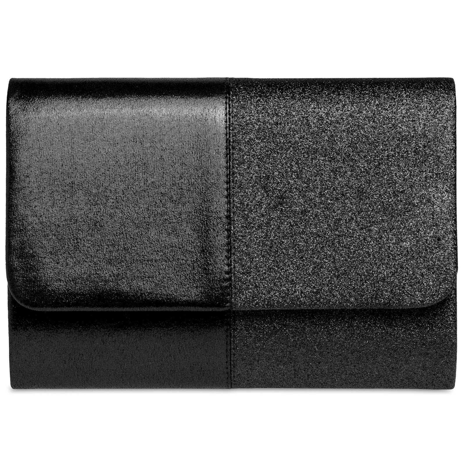 Caspar Clutch TA416 Damen XL Metallic Abendtasche günstig online kaufen