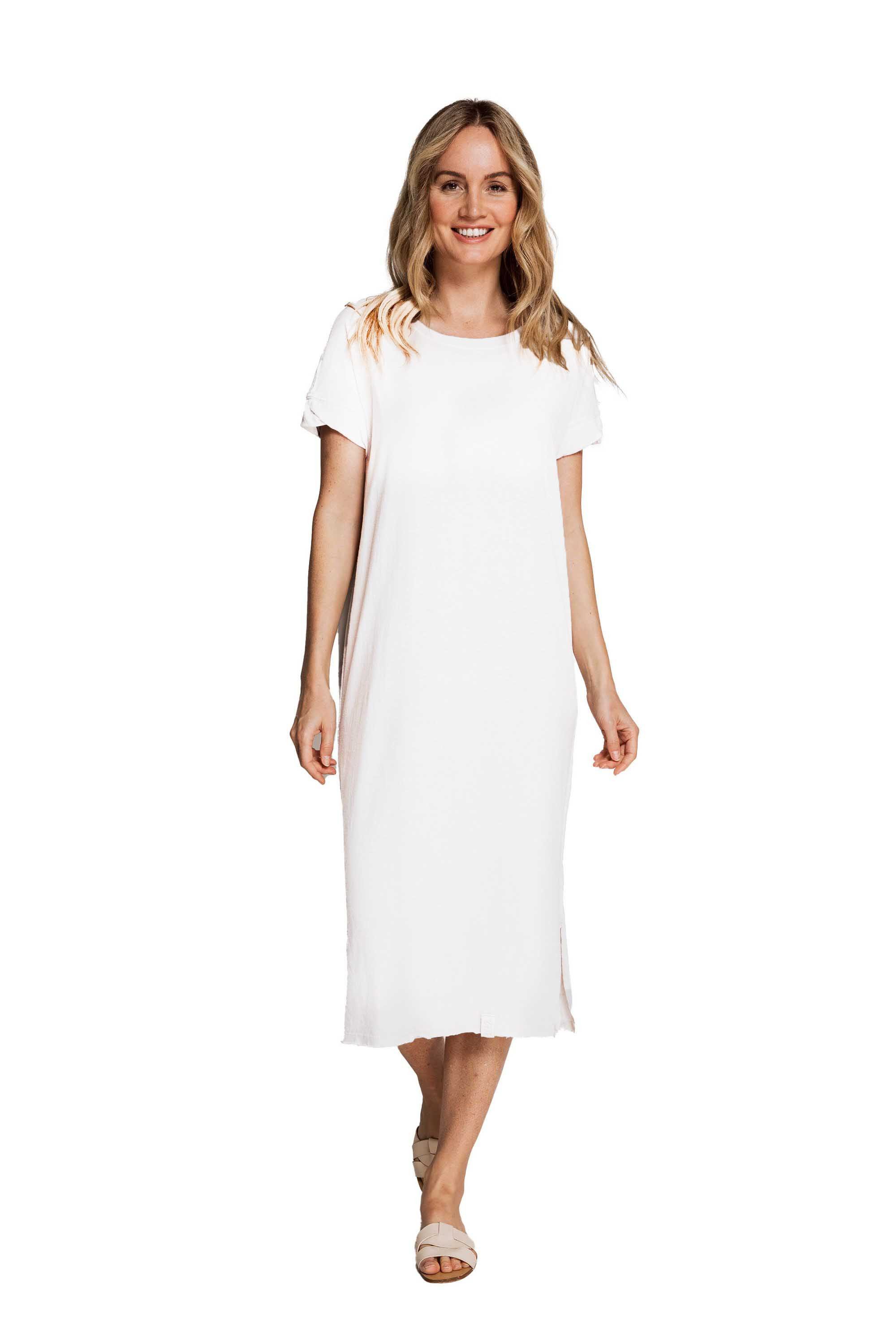 Zhrill Shirtkleid T-Shirtkleid MATEA Weiß (0-tlg) günstig online kaufen