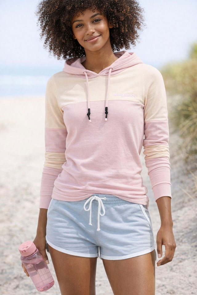 KangaROOS Kapuzenshirt mit Colorblock