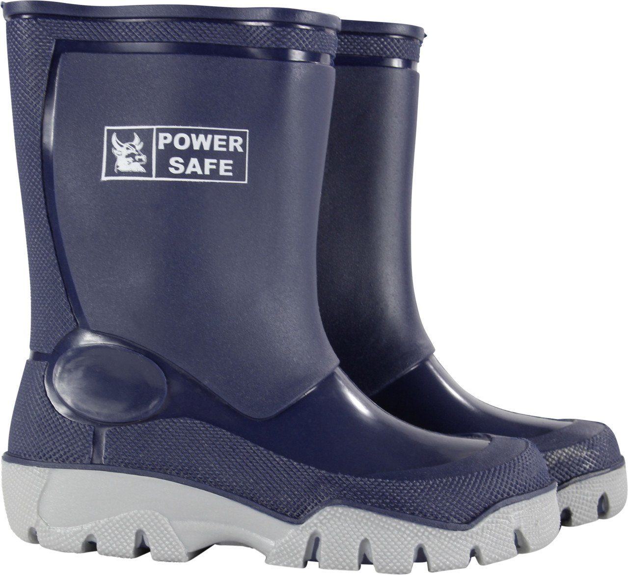 Power Safe Power Safe Kinderstiefel blau-silber Резиновые сапоги