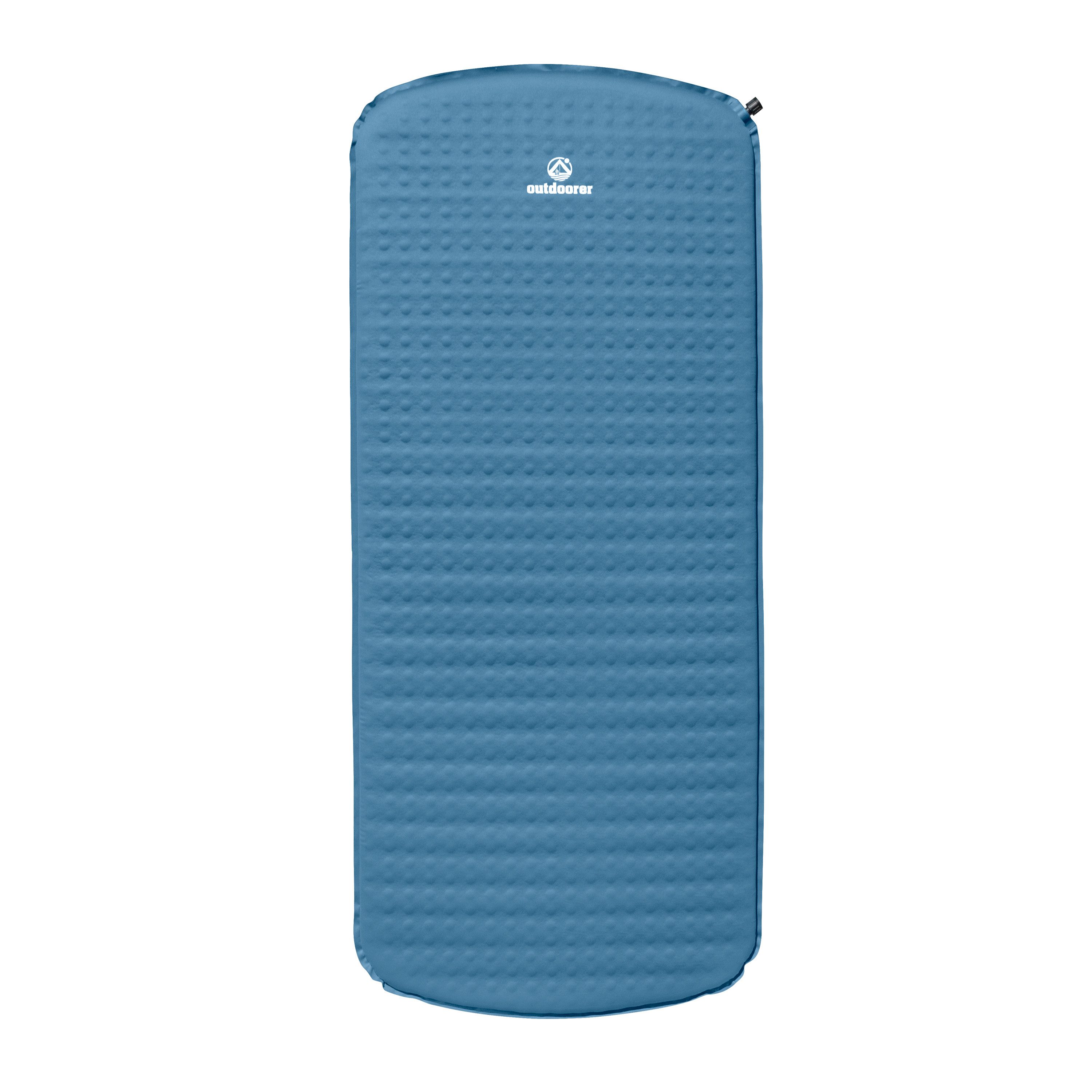 outdoorer Isomatte klein Trek Bed S - selbstaufblasende Trekkingmatte für Kinder, Kinder-Isomatte, selbstaufblasbar, auch für Ultraleicht-Trekking