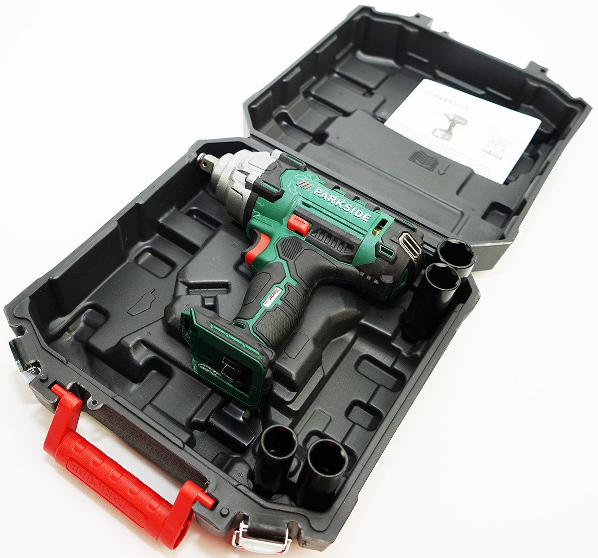 Parkside Akku-Schlagschrauber 20V Kfz Drehschlagschrauber PASSK 20-Li, 1/2" ohne Akku u Ladegerät, 2300,00 U/min, 400,00 Nm