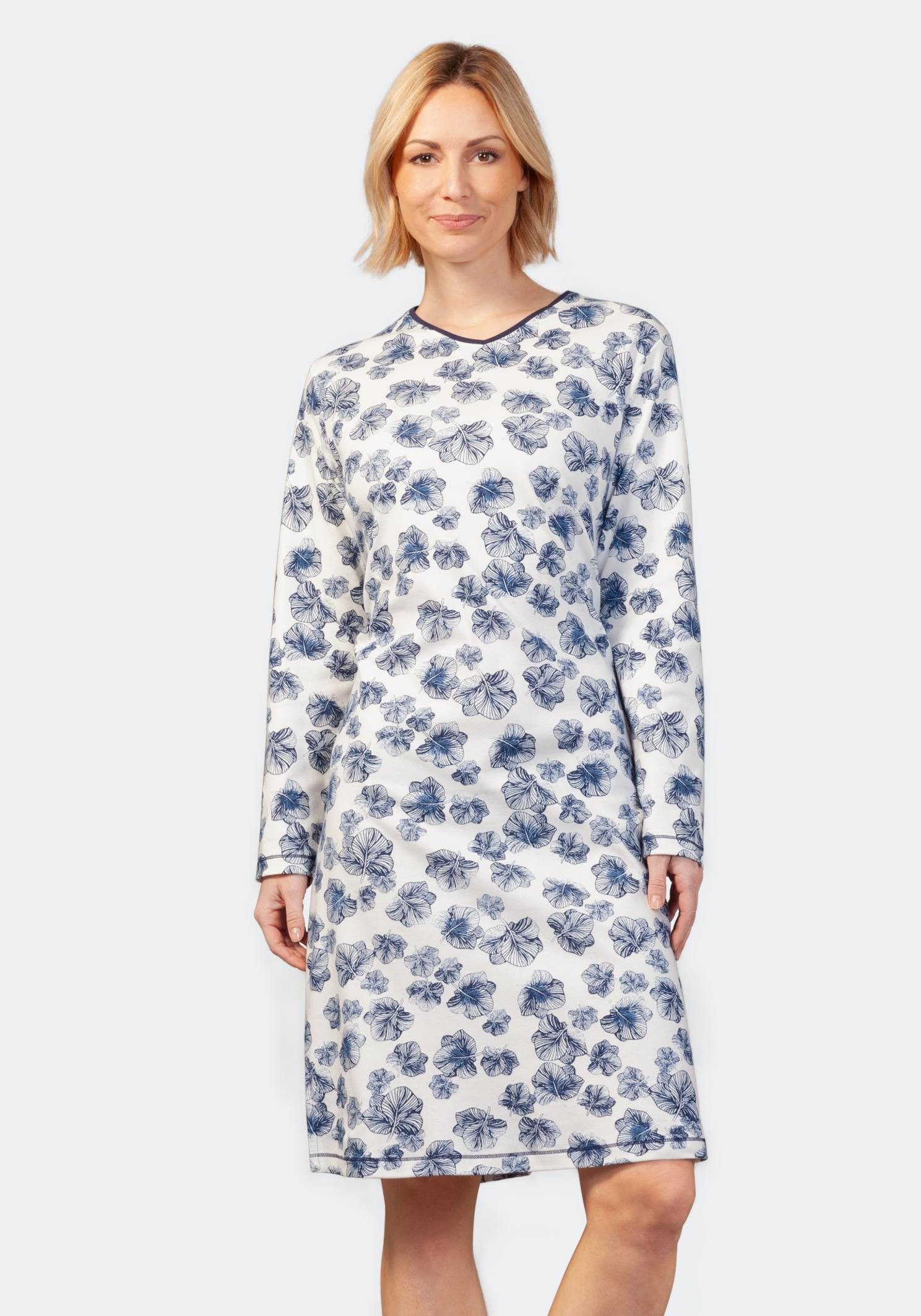 Hajo Nachthemd Nachthemd, 105 cm, Premium Cotton/Feininterlock günstig online kaufen