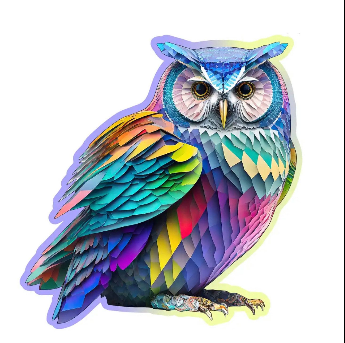 Wooden City Puzzle Holzpuzzle TRENDY OWL EULE 150 Puzzleteile, 150 Puzzleteile