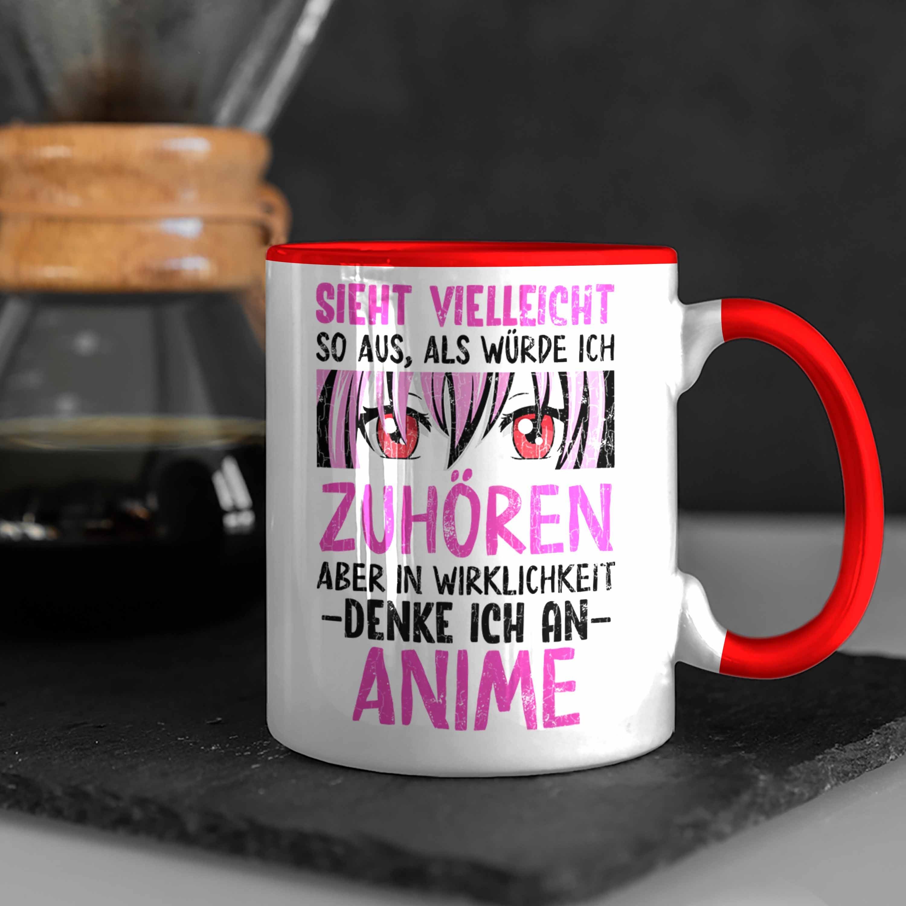 So Geschenk Zuhören Rot Tasse Trendation Sieht Anme Als Geschenke - Dir Ich Kaffeetasse Deko Tasse Aus Spruch Würde Trendation Fan Anime