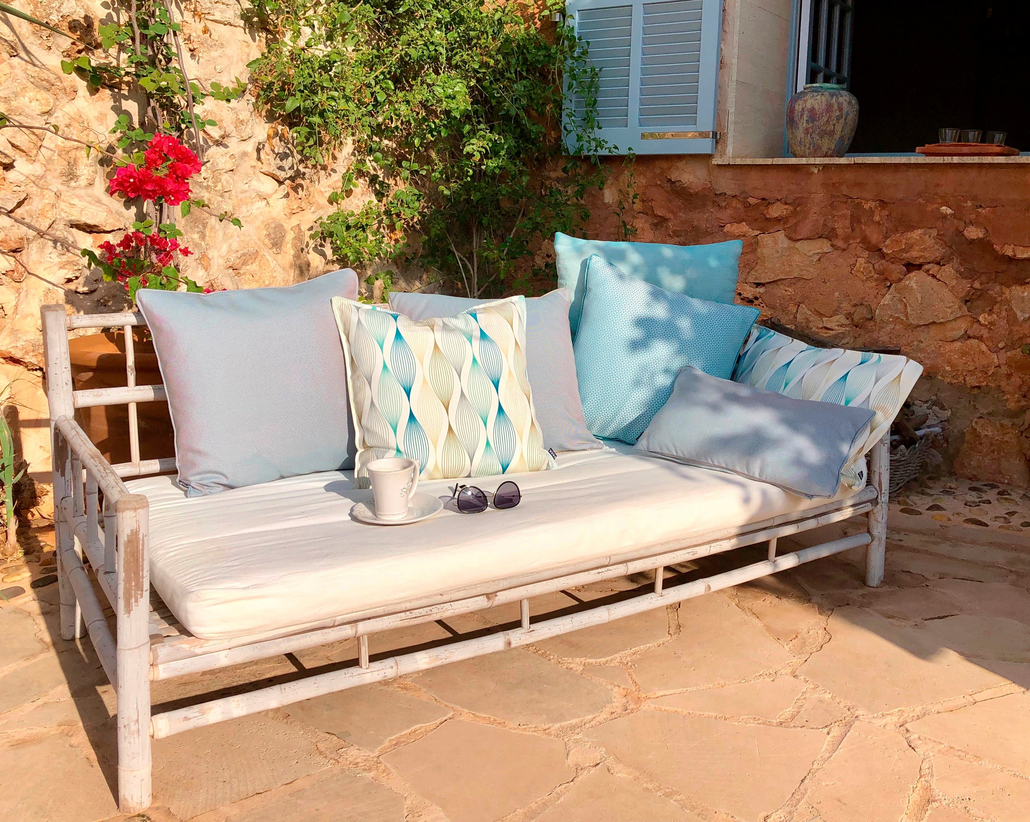 H.O.C.K. Dekokissen "Sparkle" einfarbig, Wendekissenhülle mit Füllung, 1 St günstig online kaufen