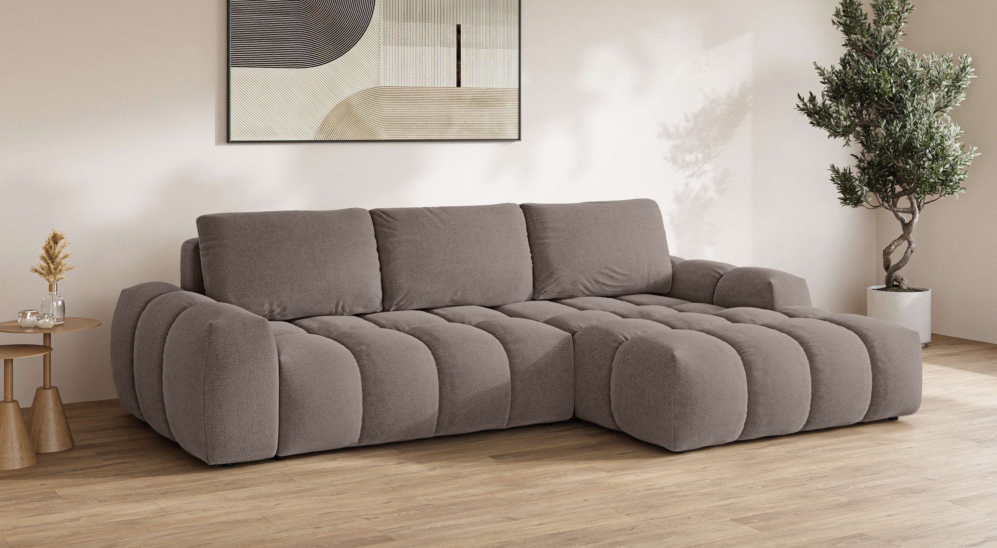 INOSIGN Ecksofa AZITA klein optionale Schlafsofa günstig online kaufen
