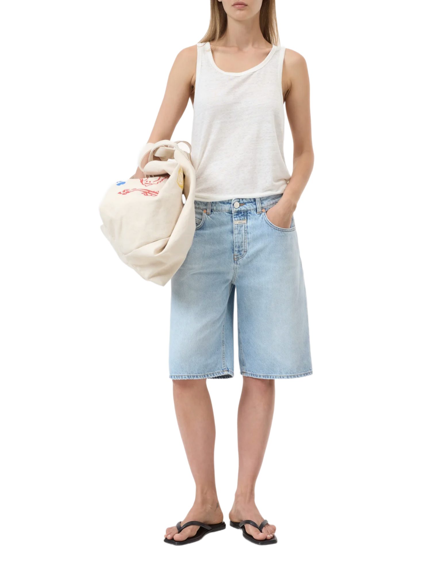 CLOSED Bermudas blau,Casual,Baumwolle,Unifarben,Loose Fit,Mittel