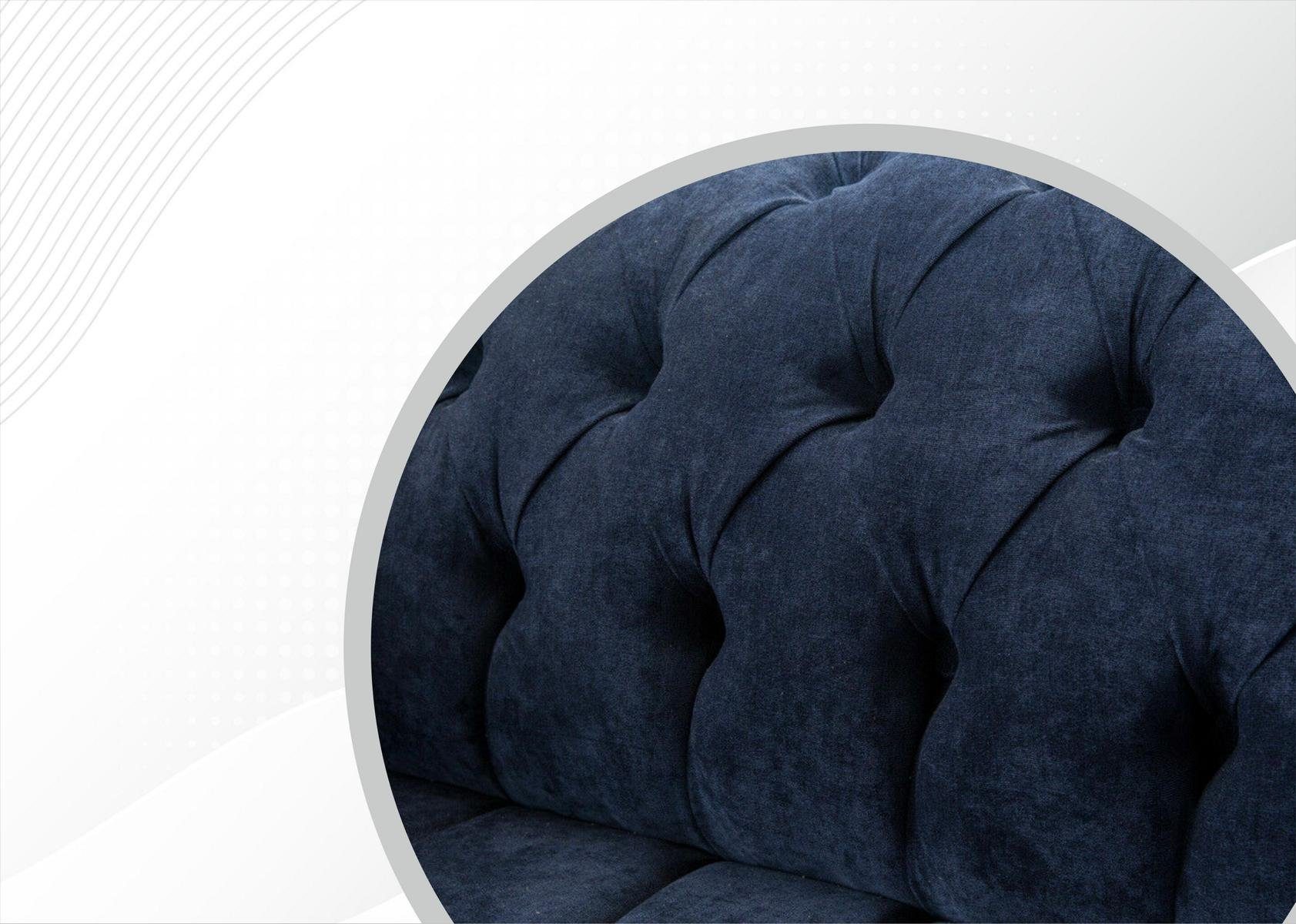 Zweisitzer Chesterfield-Sofa, 2 Textilsofa Klassische Sofa JVmoebel Couch Sitzer Polster Couch