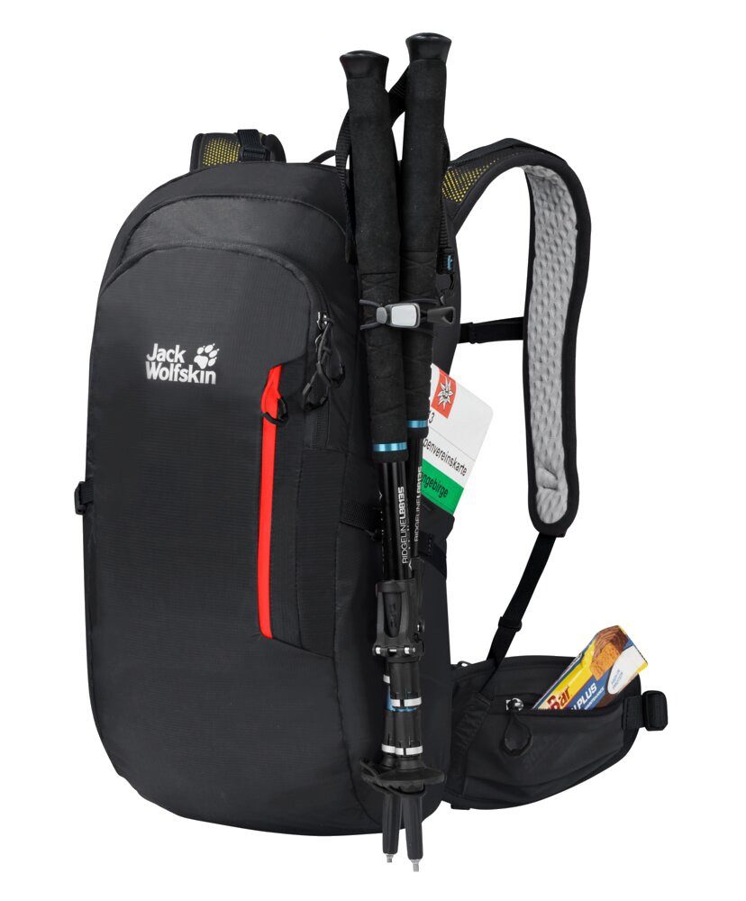 Jack Wolfskin Wanderrucksack Athmos Shape (für sportliche Tagestouren) orange 20 Liter