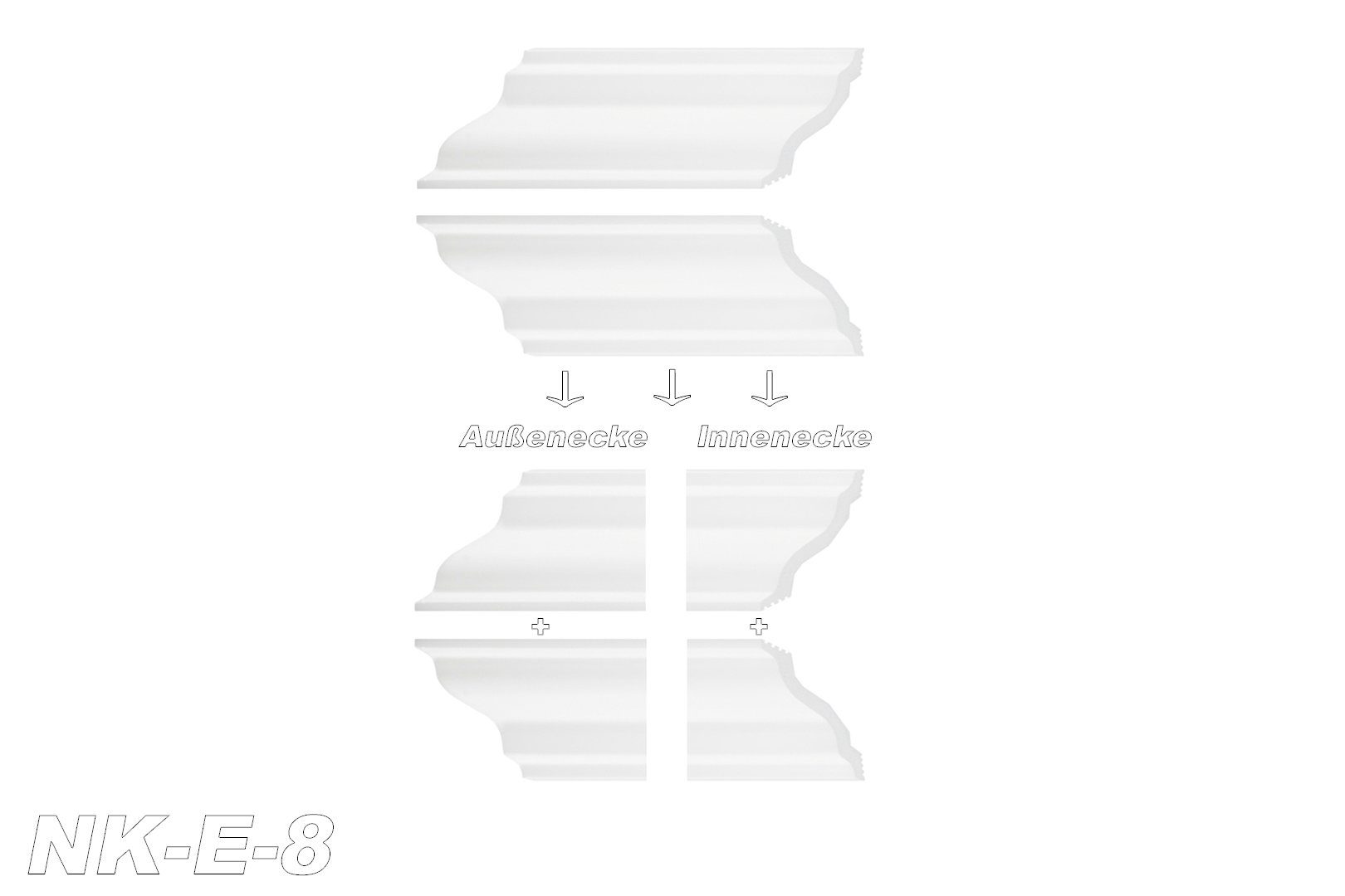 marbet design Stuckleiste E-8, Innen- & günstig online kaufen