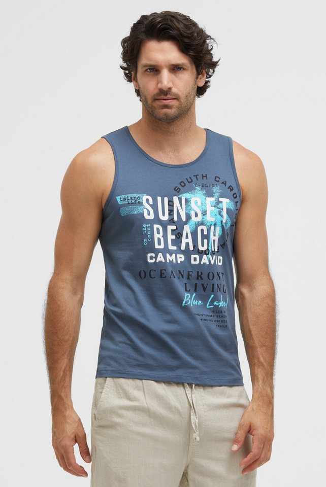CAMP DAVID Tanktop aus Baumwolle