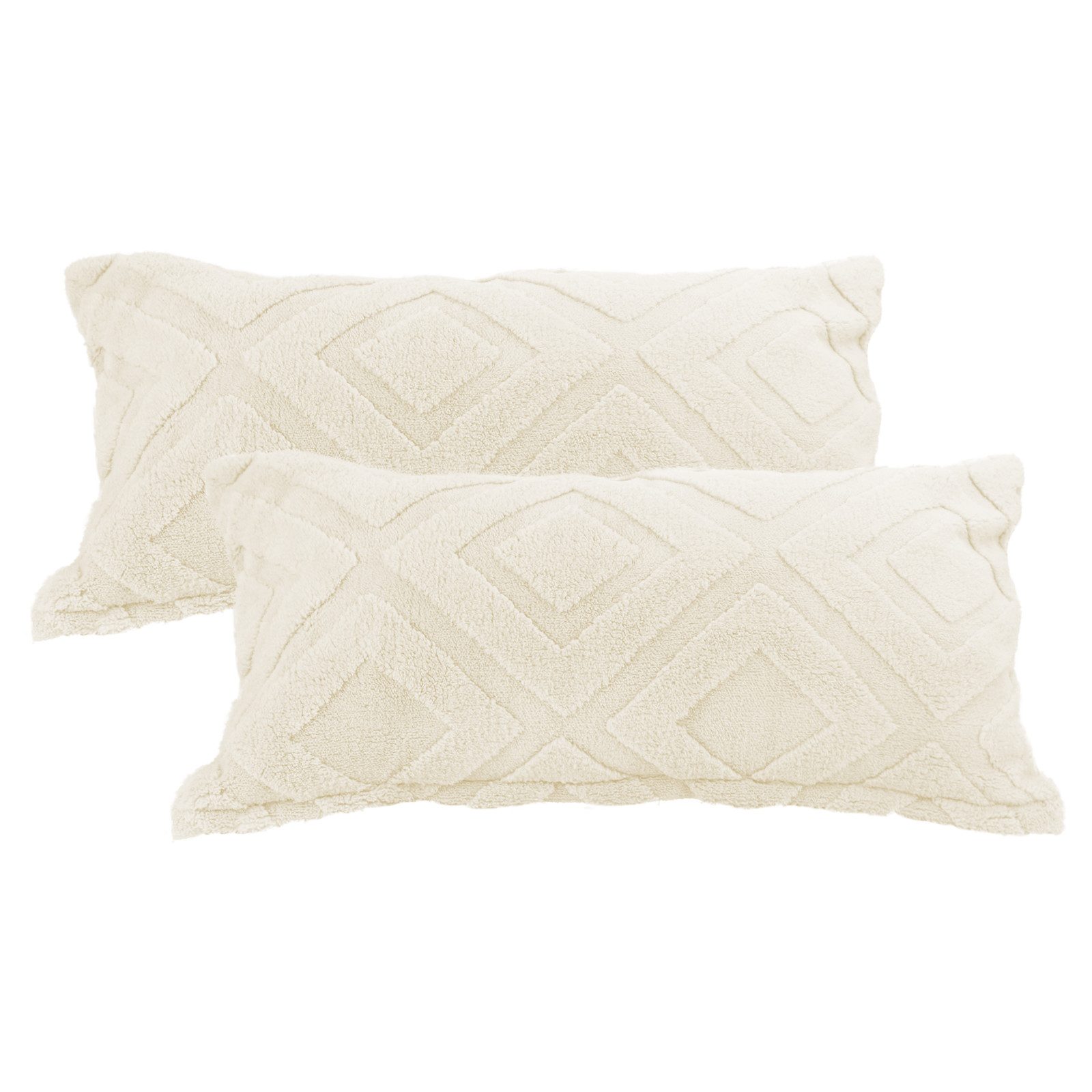 KEAYOO Bettwäsche TF, Polyester, 2 teilig, Flauschig warmes Teddy Plüsch warm für Winter