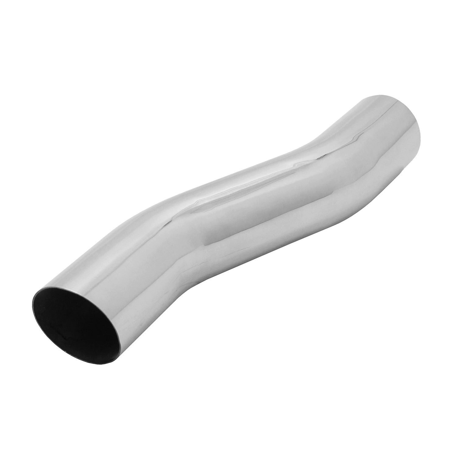 OMAC Auspuff-Flexrohr Endrohr Edelstahl 1x60mm S-Design AUSPUFF ENDSCHALLDÄMPFER mit ABE