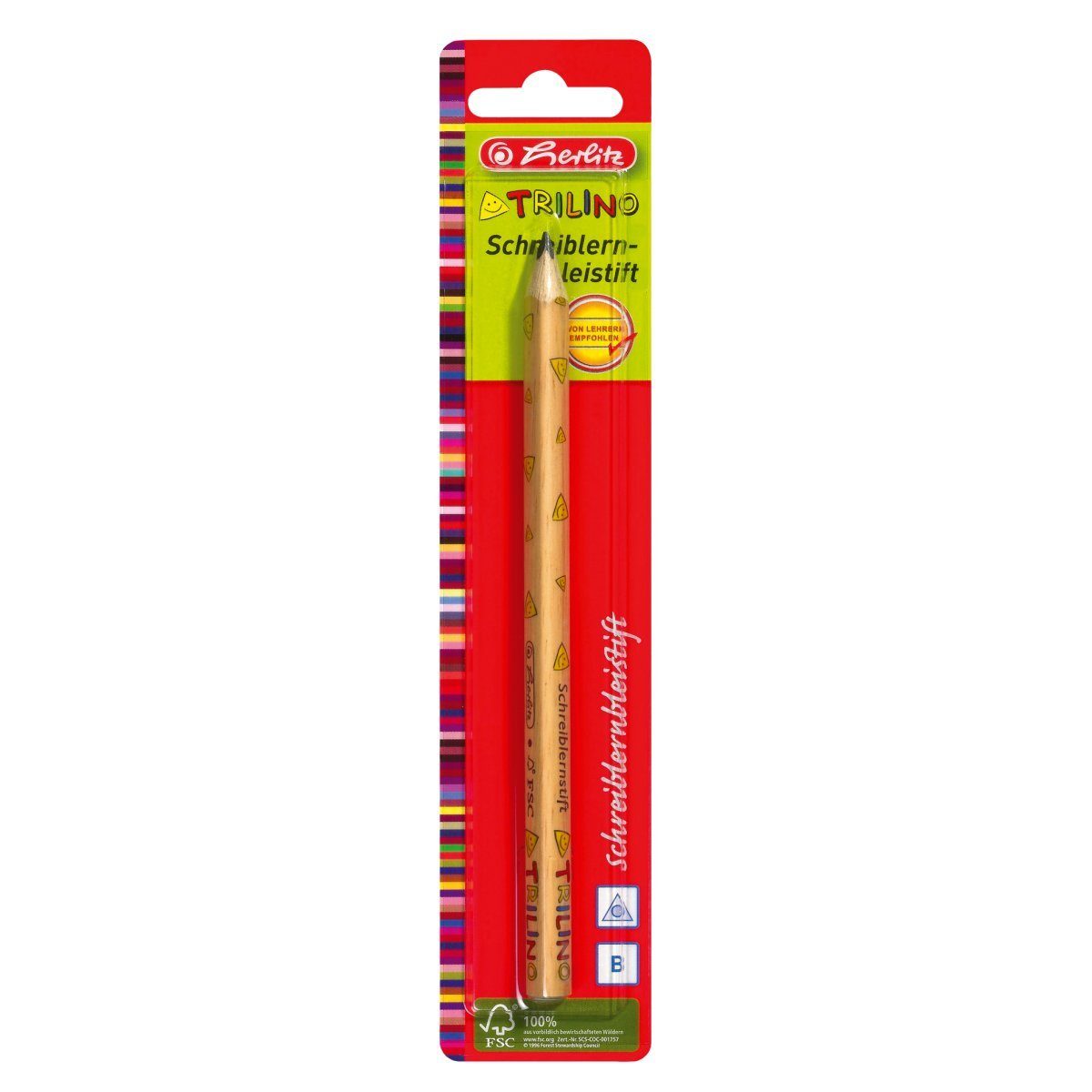 Herlitz Bleistift Pelikan 10103919 Dreikant Schreiblernbleistift