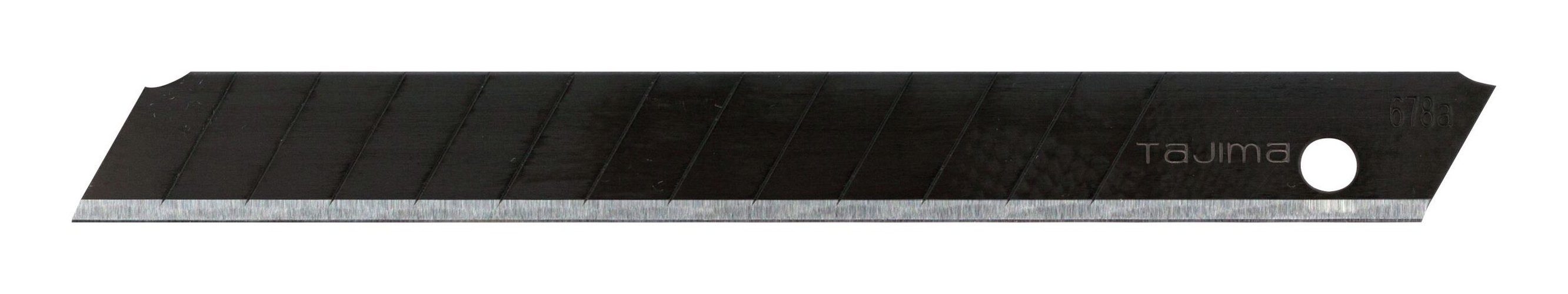 Tajima Cuttermesser, Klinge: 0.9 cm, (10 Stück), Razar Black Blade Blade 9 mm