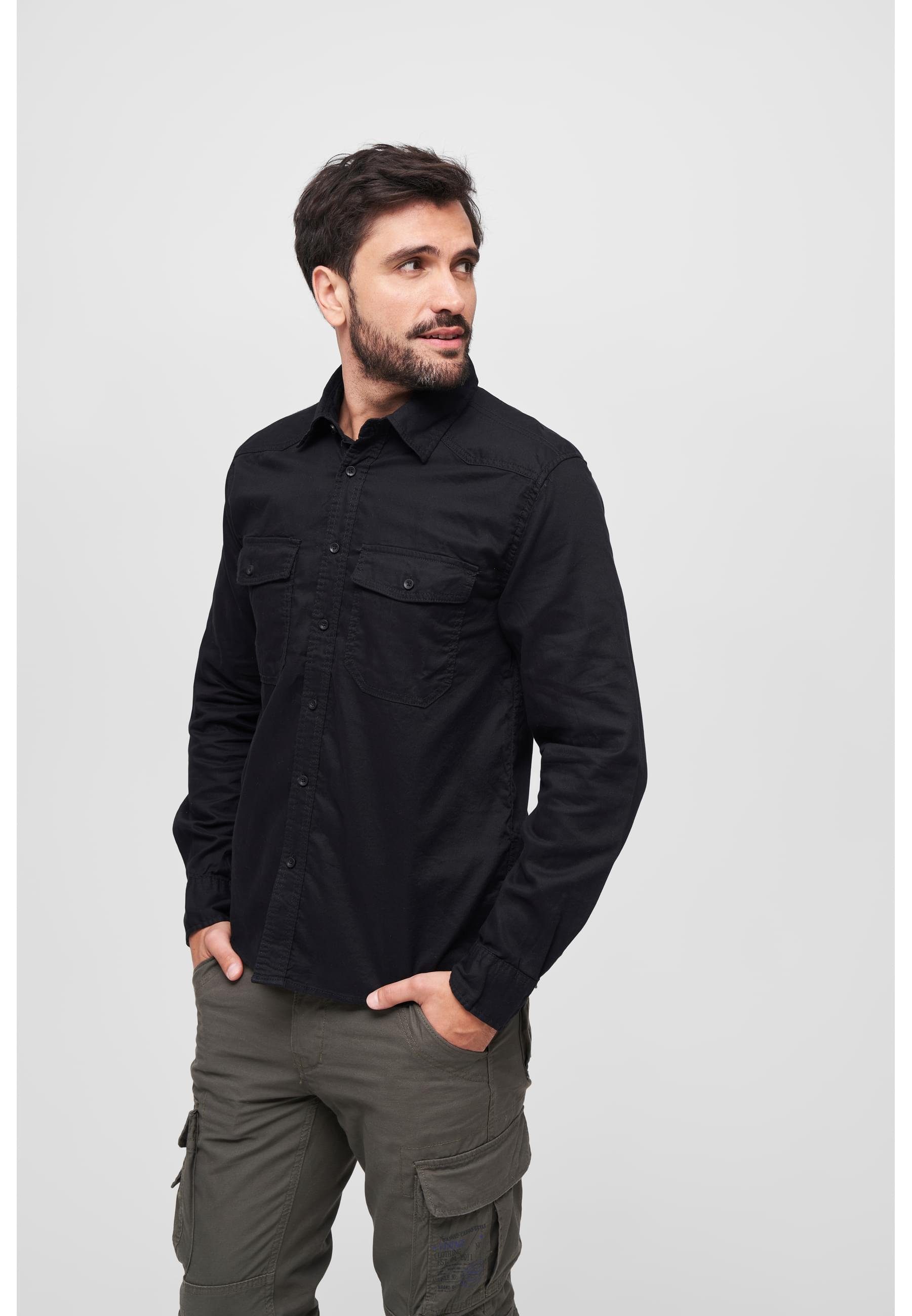 Brandit Langarm-Poloshirt Brandit Herren Flanellshirt (1-tlg) günstig online kaufen