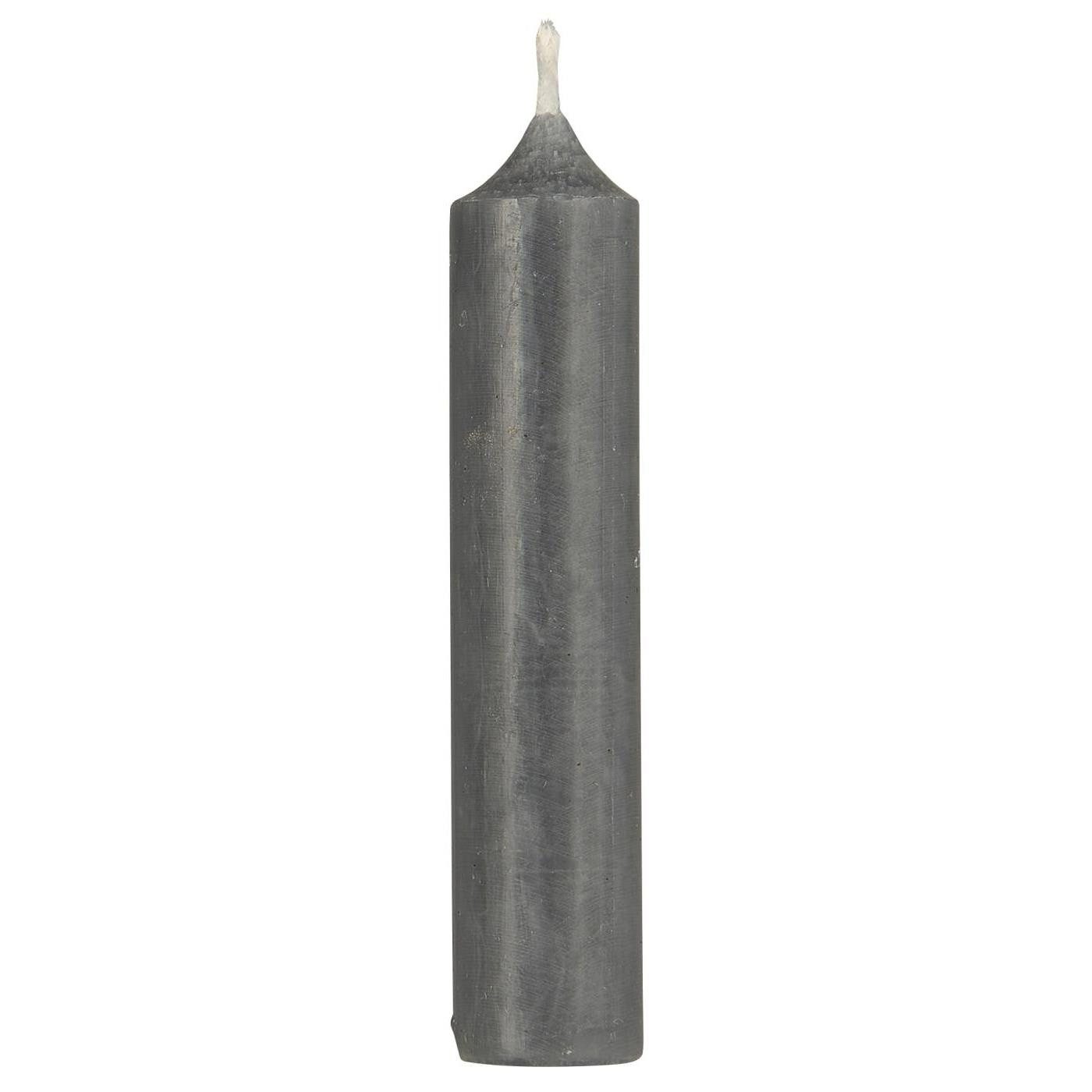 LS-LebenStil Tafelkerze Exklusive Stabkerzen Ribe Rustik 6´er Set Grau 11x2,2cm Made in Denmar (Spitzkerzen Tafelkerzen für die perfekte Tischdeko Hochzeit Taufe Advent Weihnachten Unparfümiert, 6-tlg), MADE IN EU