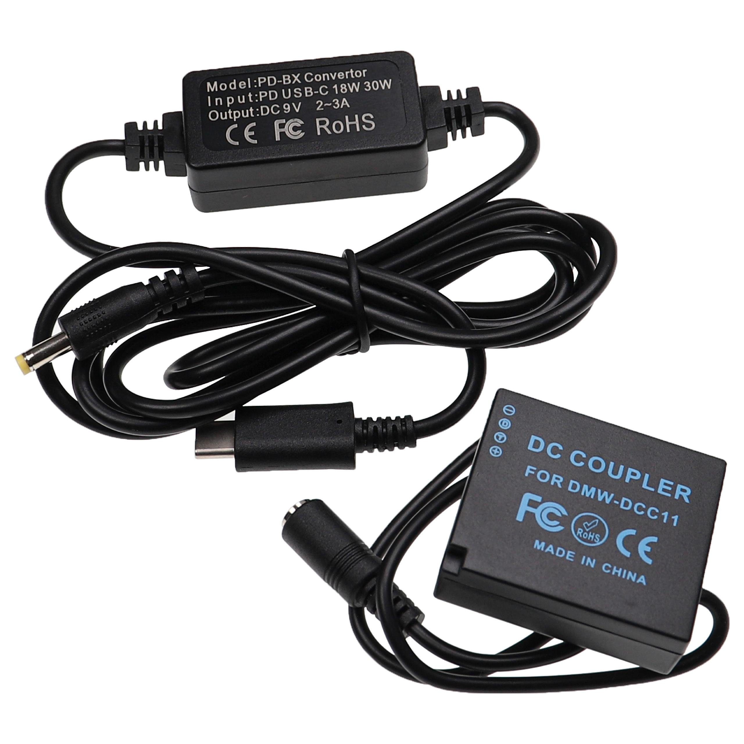 2 DMW-BCN10 Li-Ion Batteries for Panasonic Lumix DMC-LF1 Camera + Car