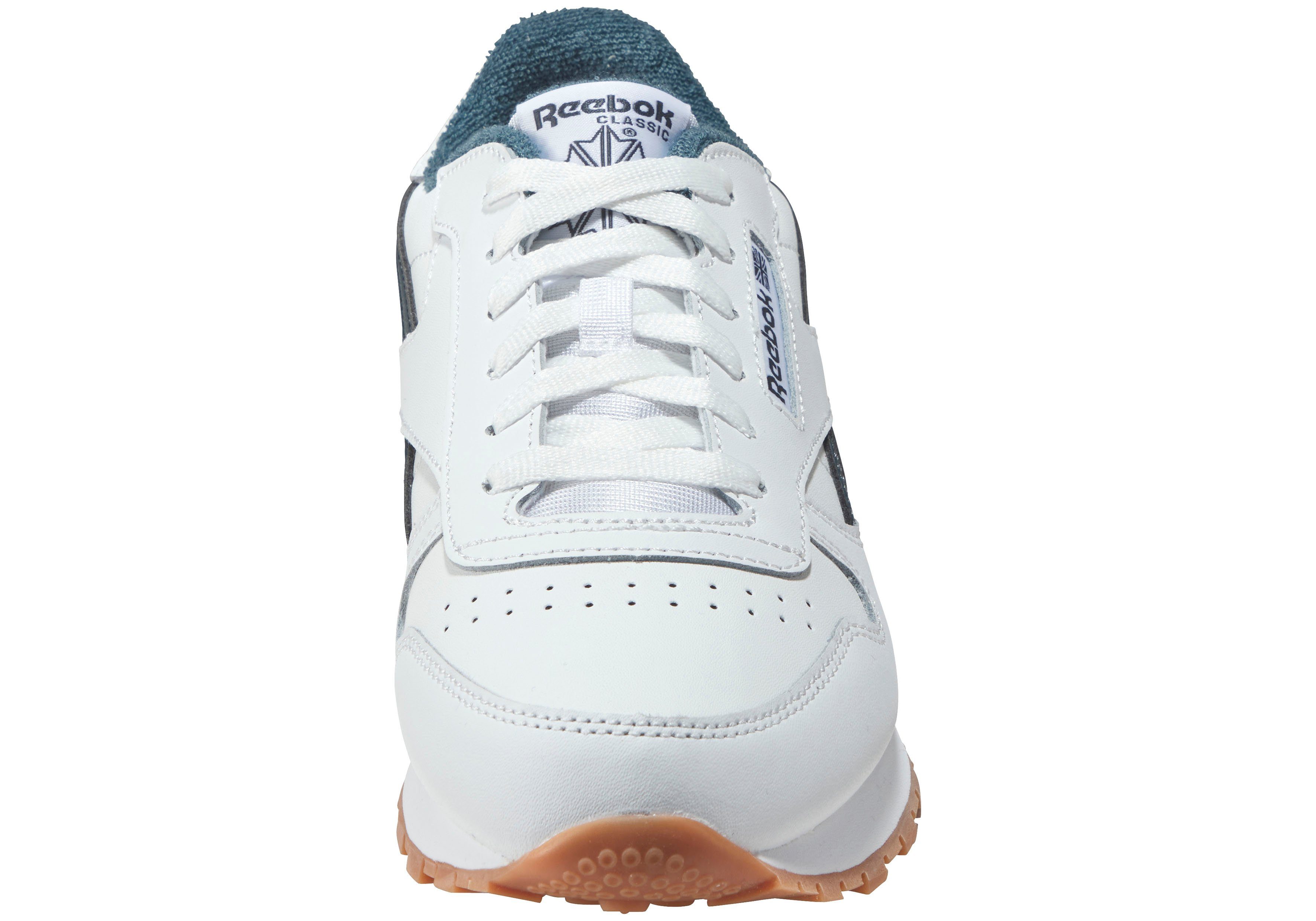 Sneaker Reebok weiß-blau LEATHER CLASSIC Classic